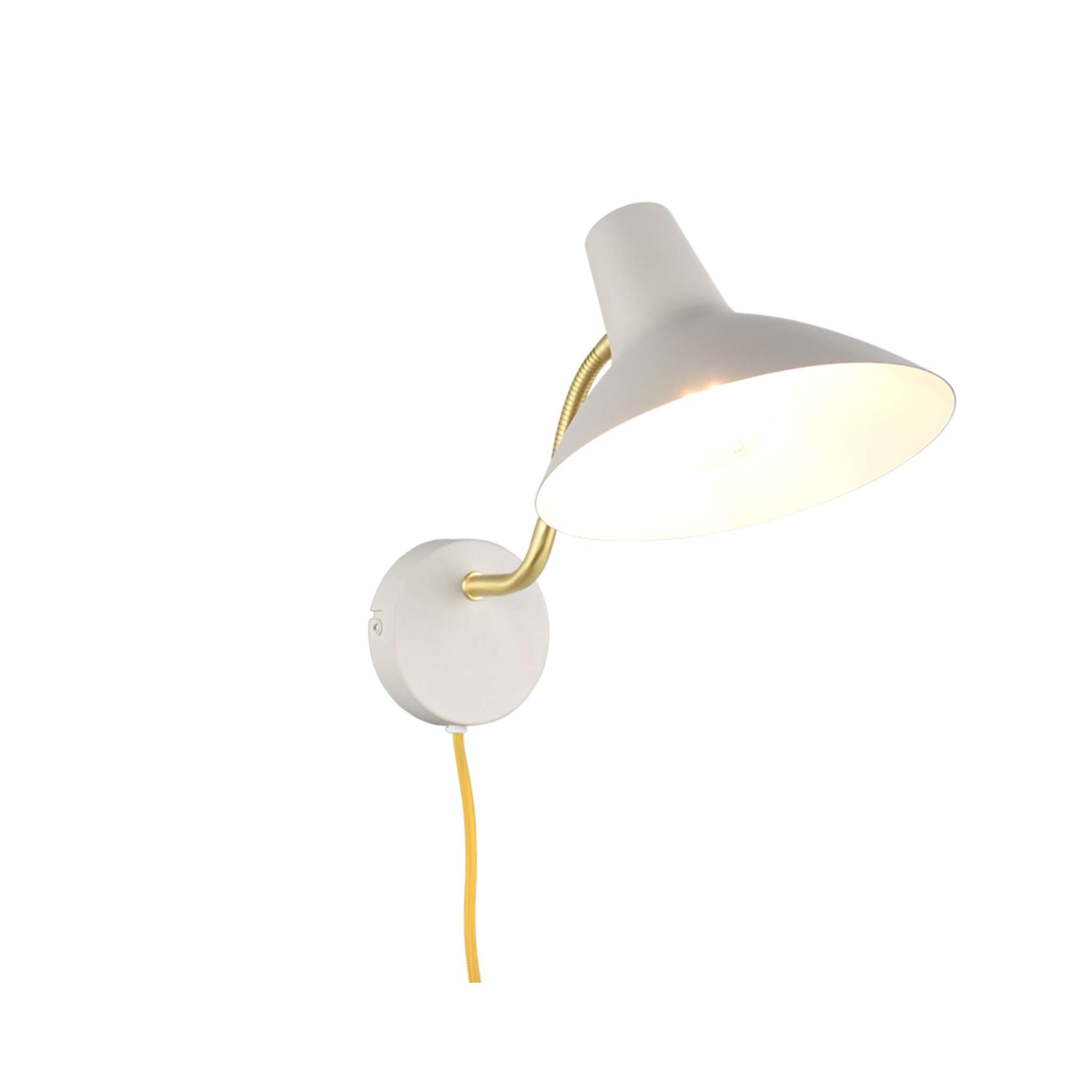 TRIO Traveller seinävalaisin E27 - lämmin harmaa/kulta