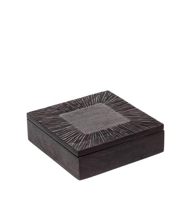 Storage box, wood, brown