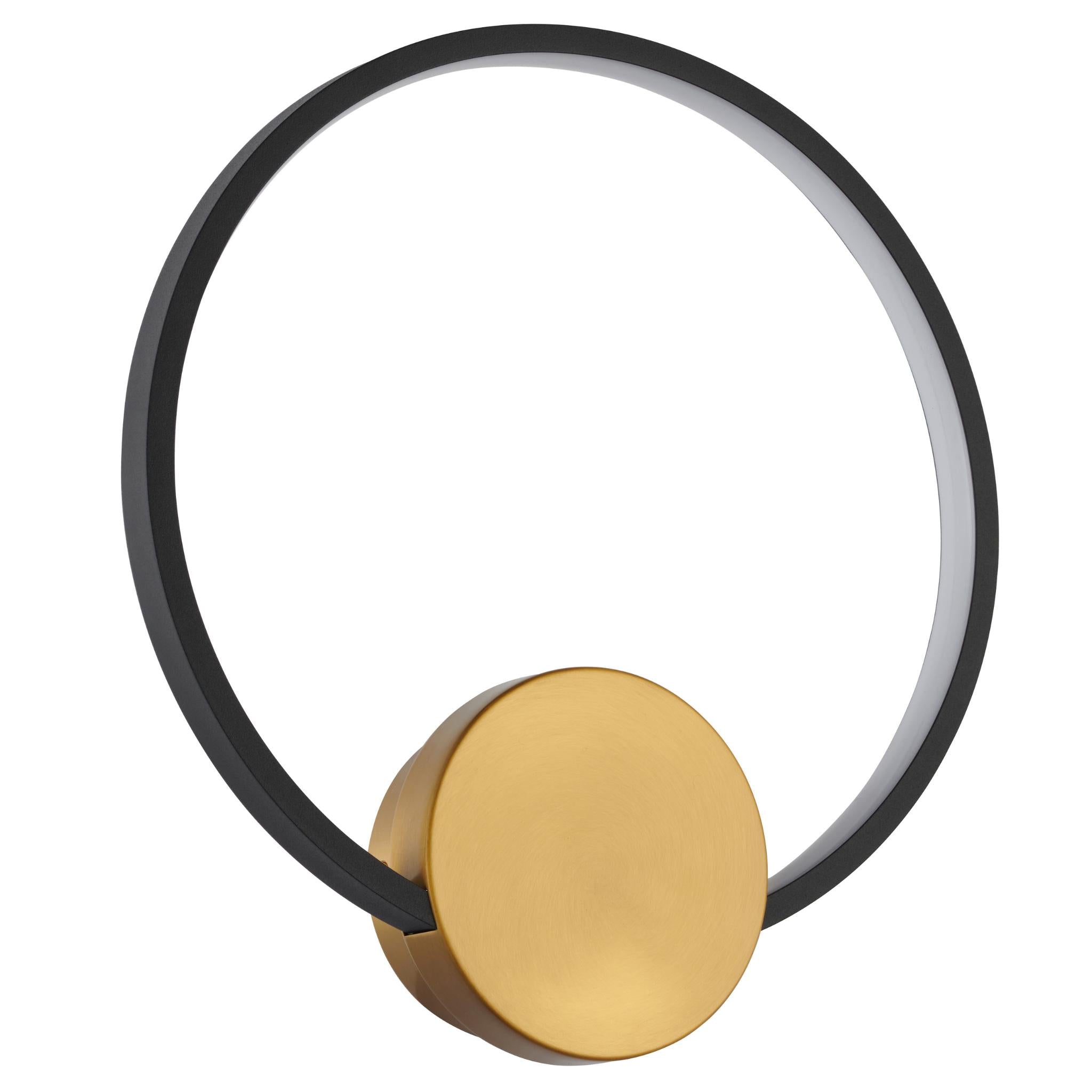 Condida - 241101-32 - LED-seinävalaisin - messinki/hiekanmusta