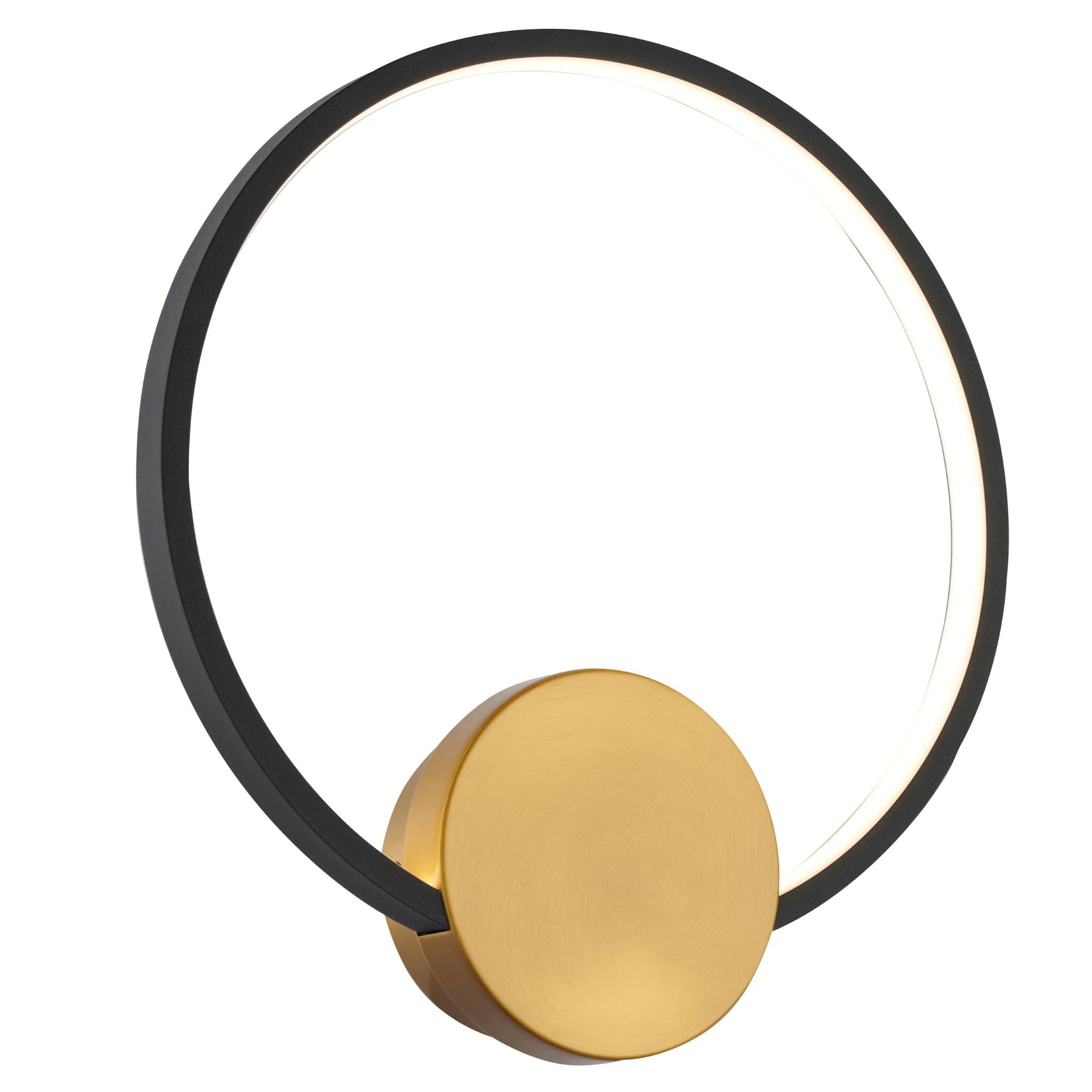 Condida - 241101-32 - LED-seinävalaisin - messinki/hiekanmusta