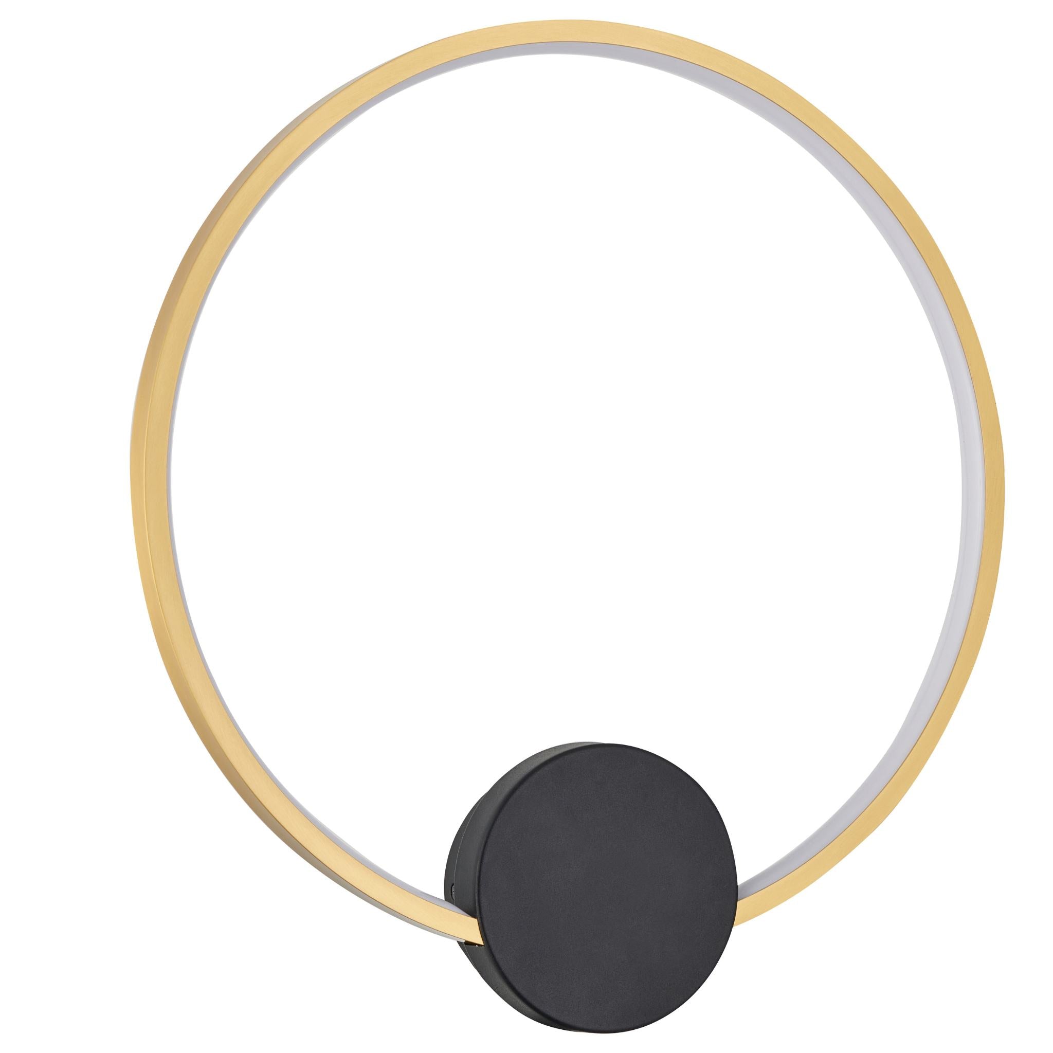 Condida - 241111-30 - LED-seinävalaisin- hiekanmusta/messinki