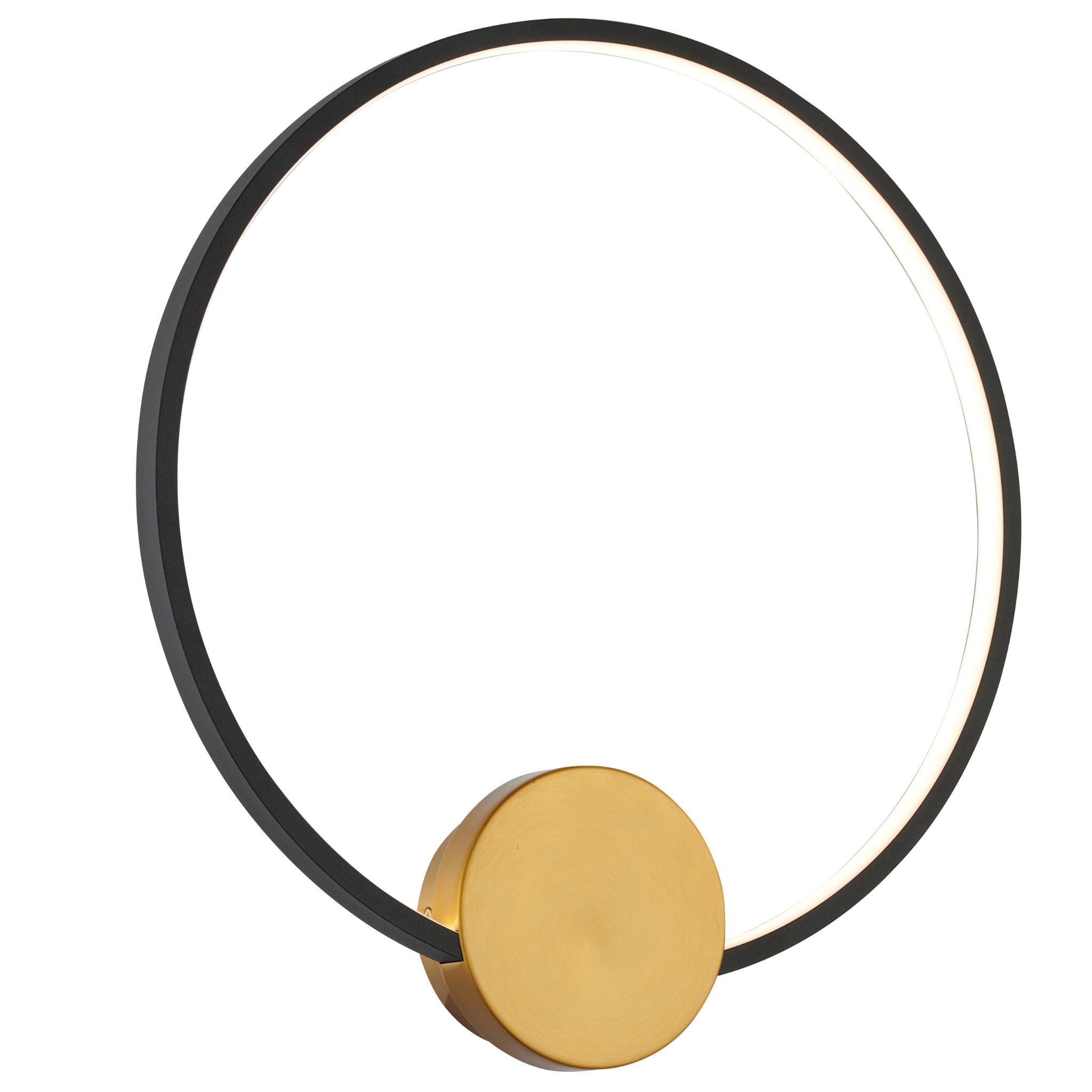 Condida - 241111-32 - LED-seinävalaisin - messinki/hiekanmusta