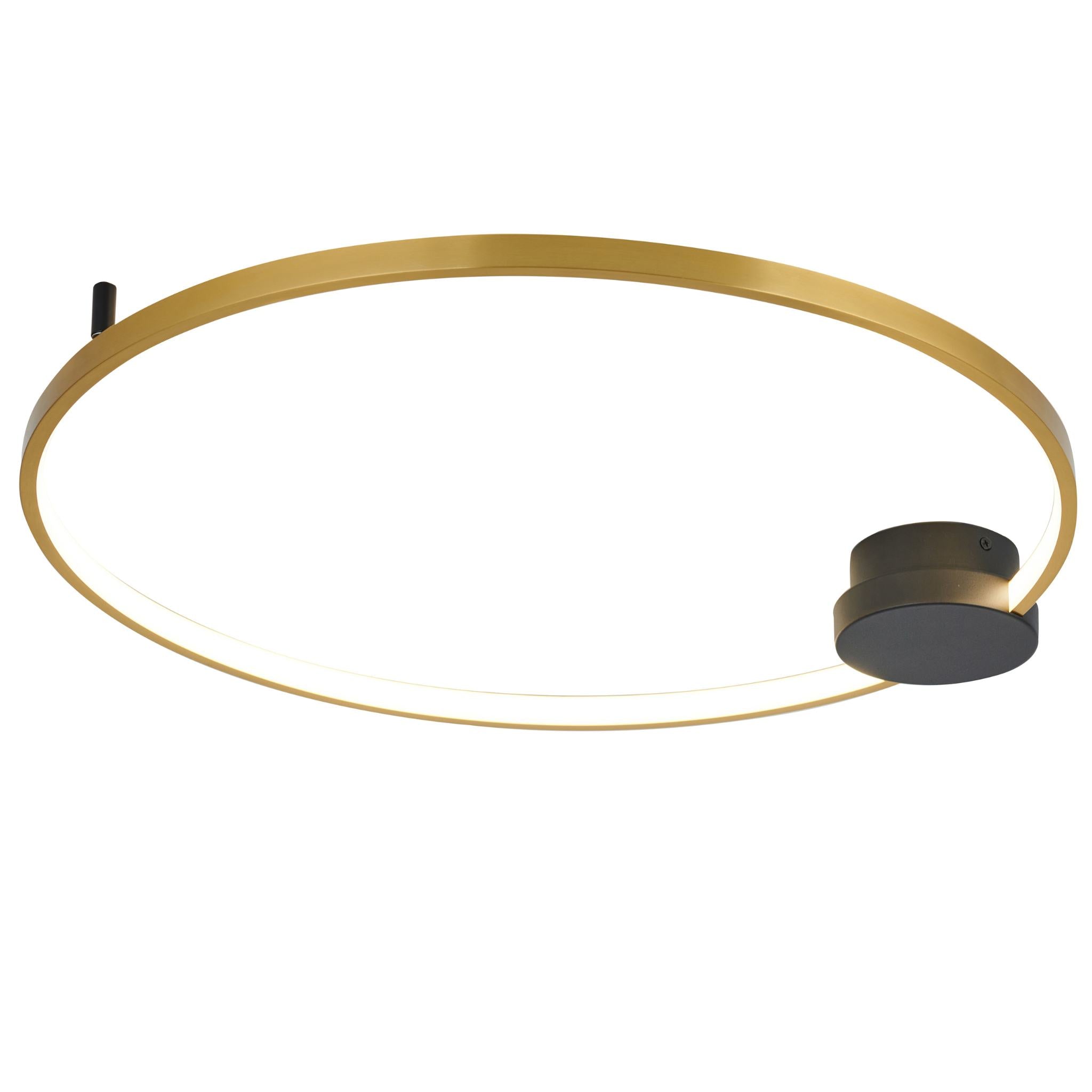 Condida - 641101-30 - LED-kattovalaisin - hiekanmusta/messinki