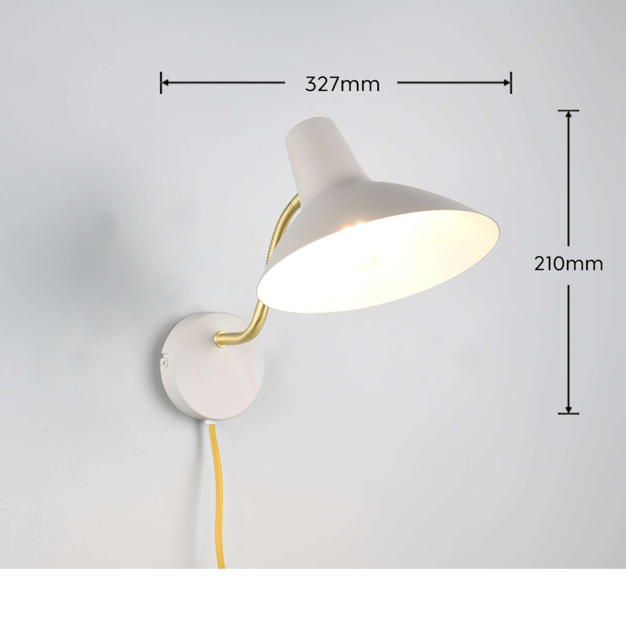 TRIO Traveller seinävalaisin E27 - lämmin harmaa/kulta