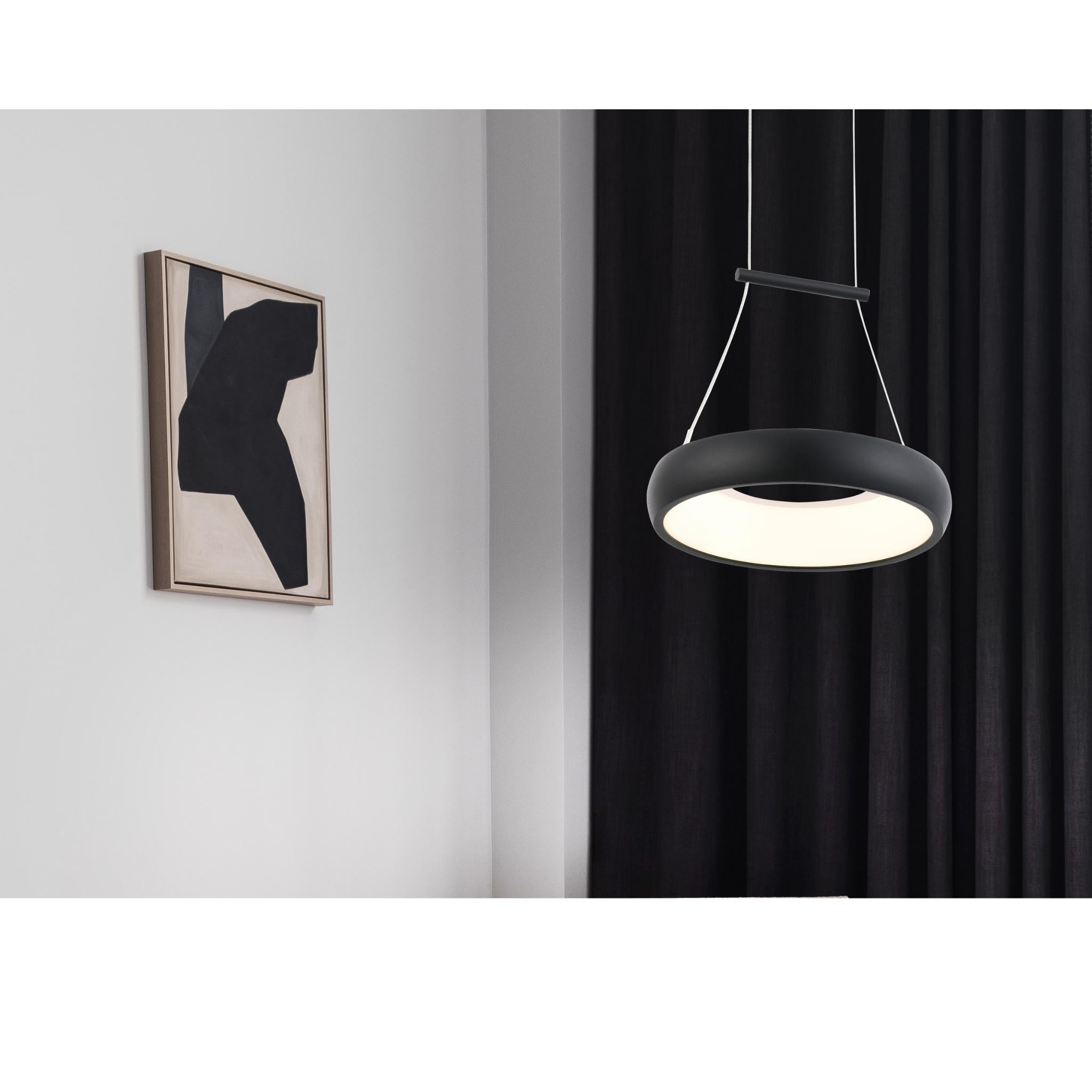 Thea 338201-30 - Pendant lamp - Sand black