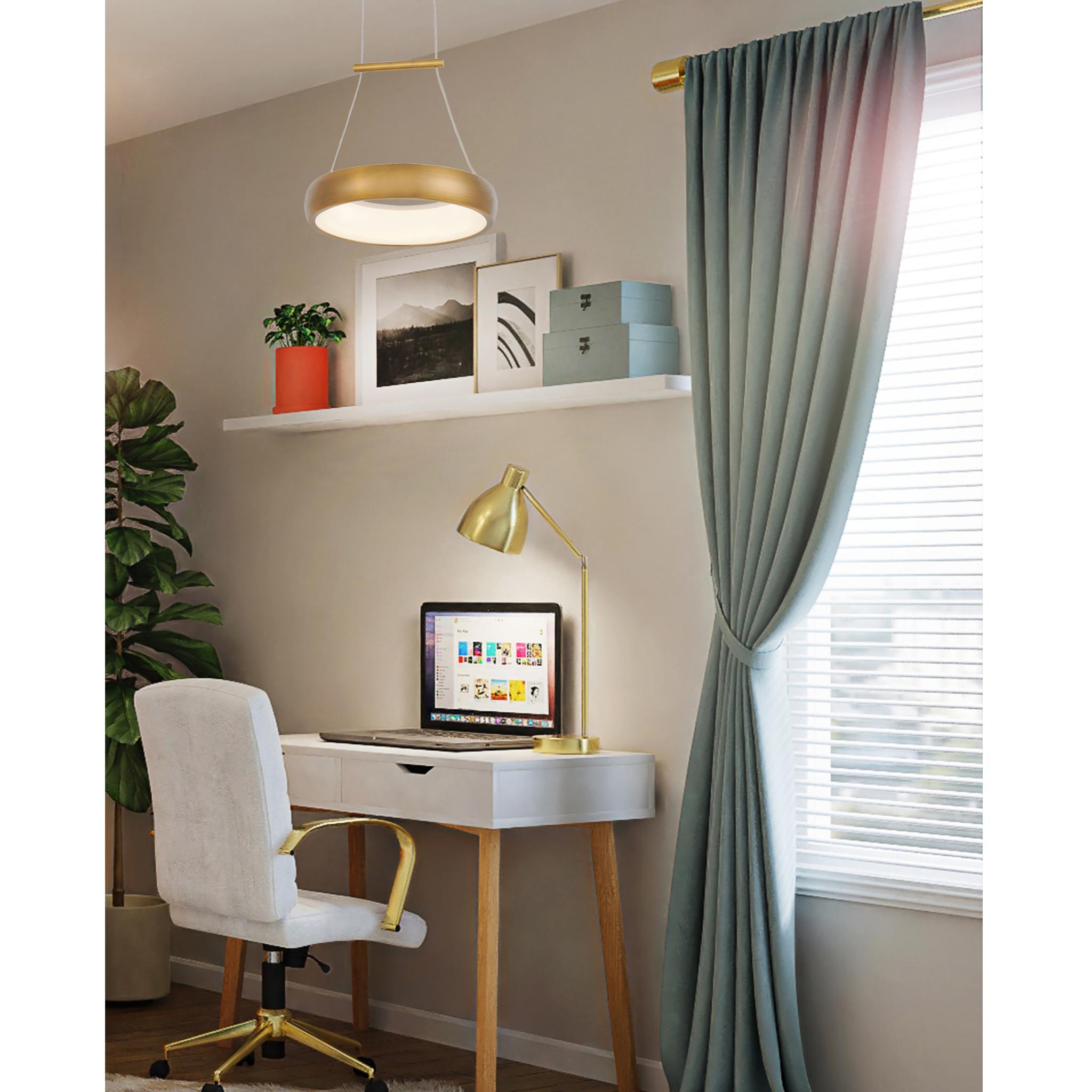 Thea 338201-33 - Pendant lamp - Brushed dark gold