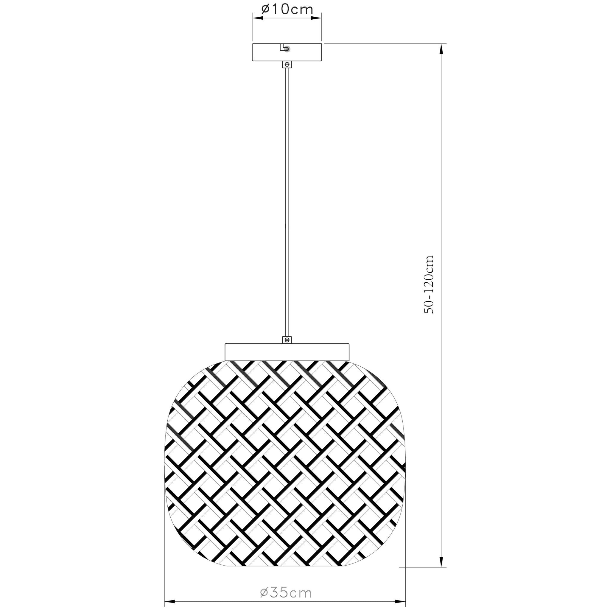 Elaine 342221-30 - Riippuvalaisin - Hiekanmusta