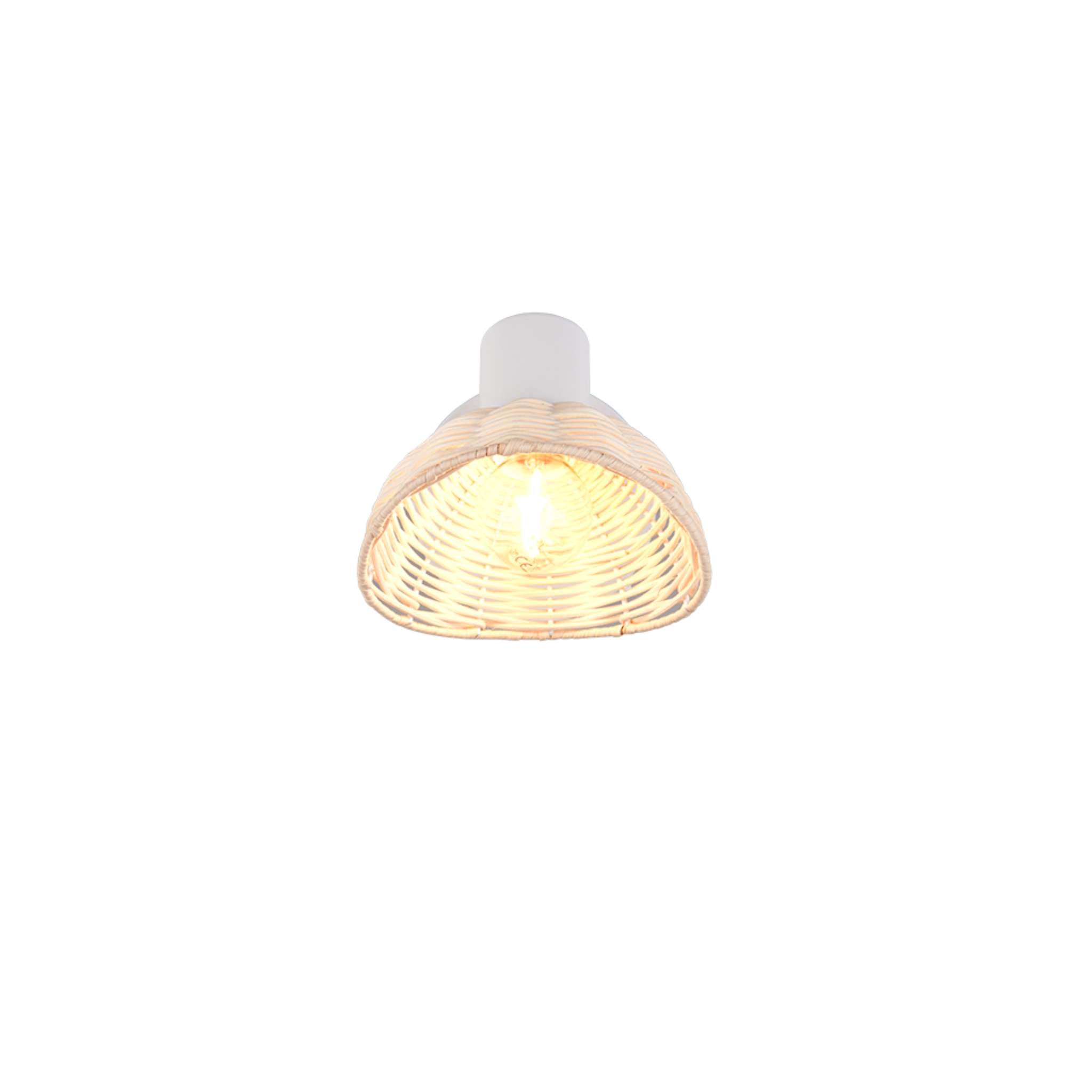 TRIO Calvi spotlight 1-piece E14 - matte white/natural color