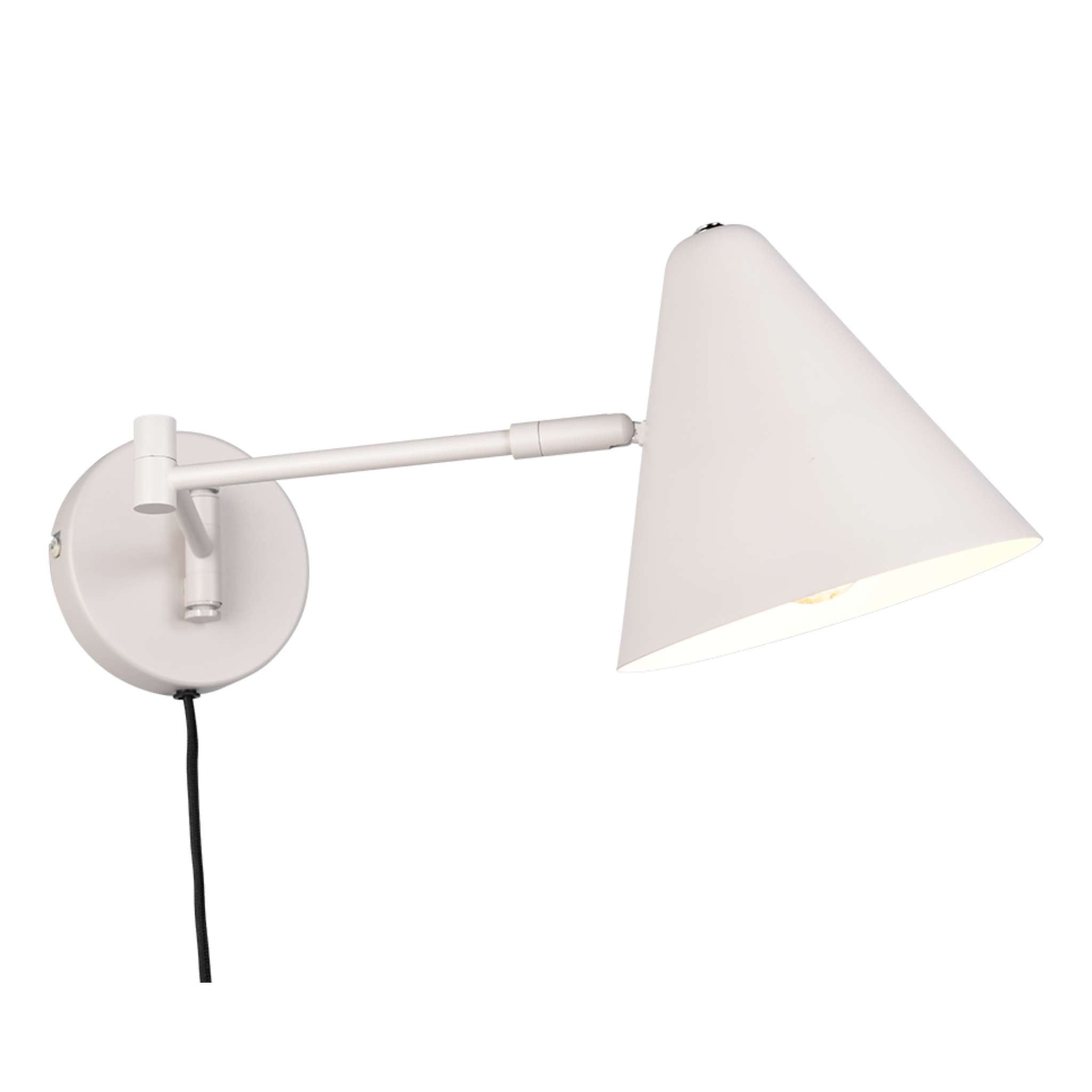 TRIO Cosima seinävalaisin E14 - lämmin harmaa