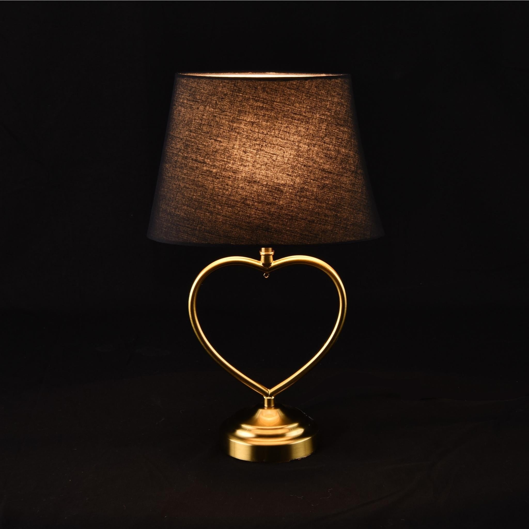 FocusLight Love - Table lamp - Brass - Black