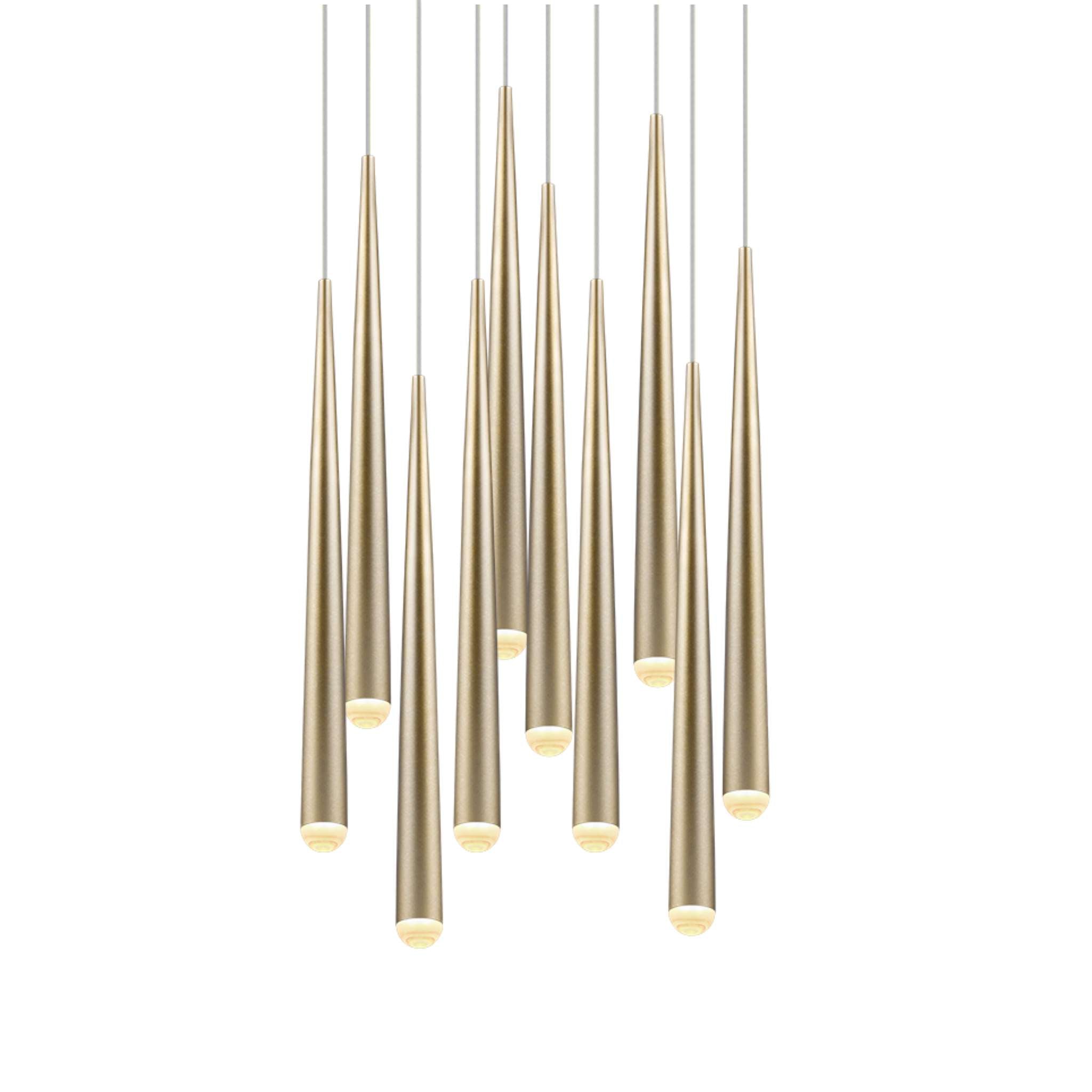 TRIO Cala LED riippuvalaisin 10-os - kulta