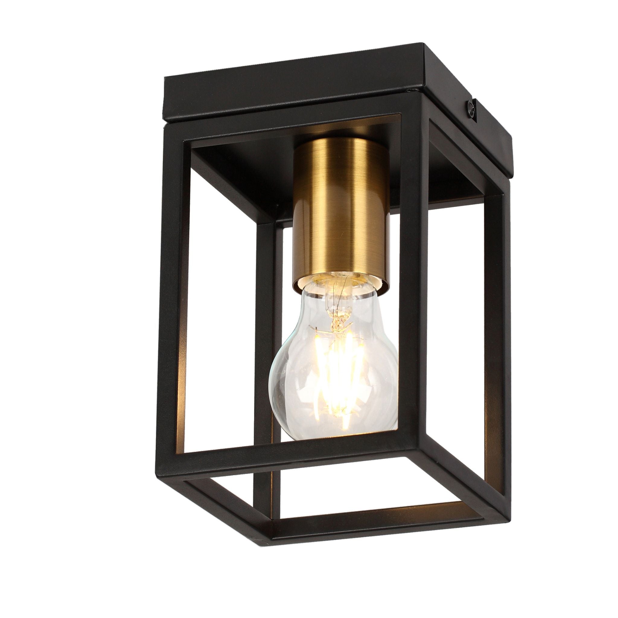 Cage 638701-02 - Kattovalaisin - Musta - Messinki