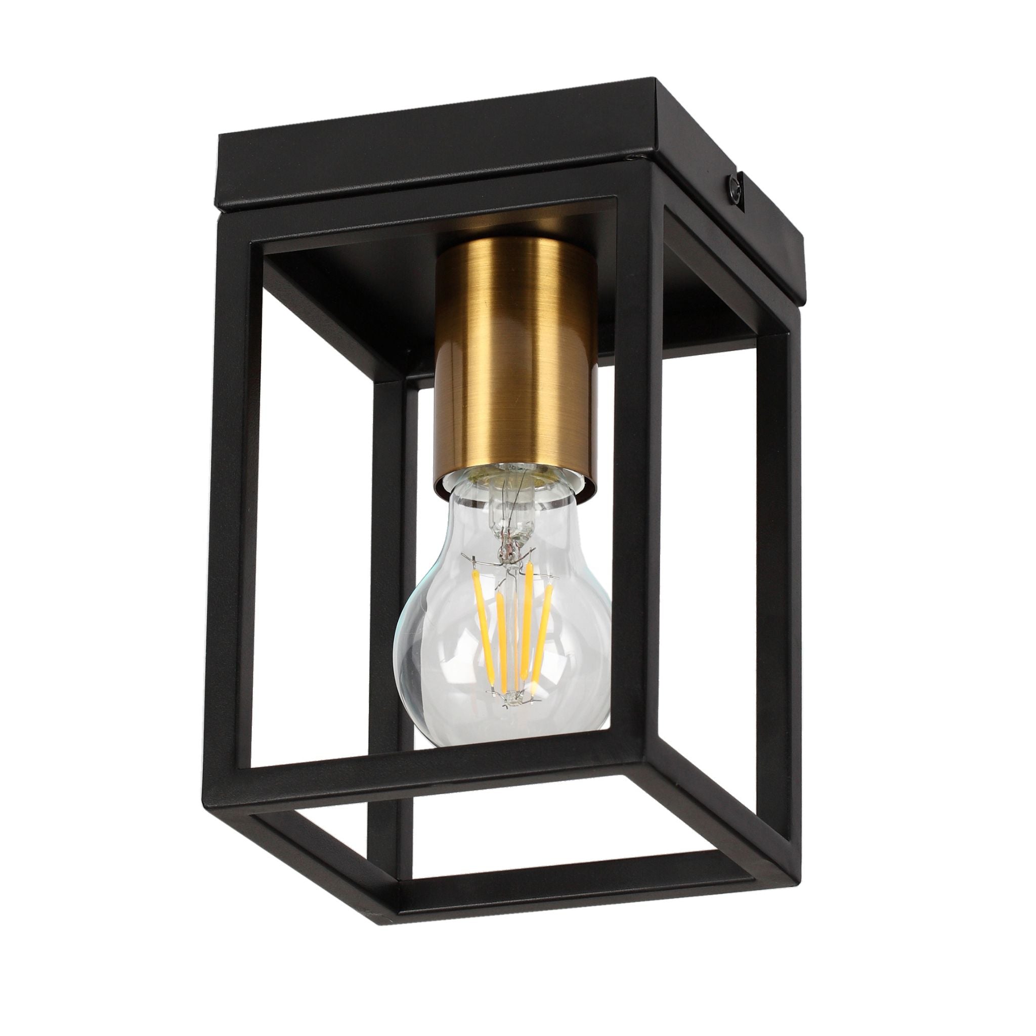 Cage 638701-02 - Kattovalaisin - Musta - Messinki