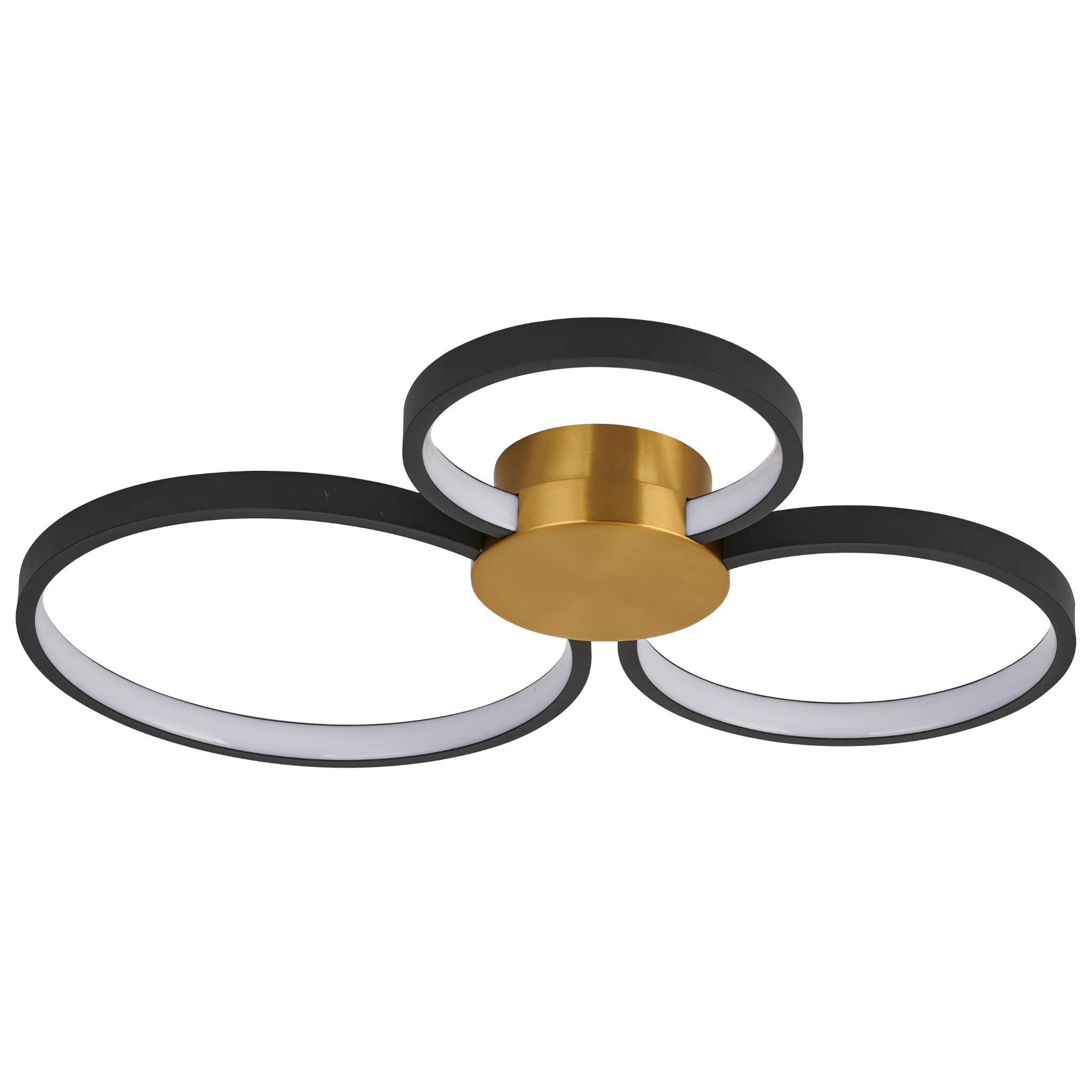 Condida - 641103-32 - LED-kattovalaisin - messinki/hiekanmusta