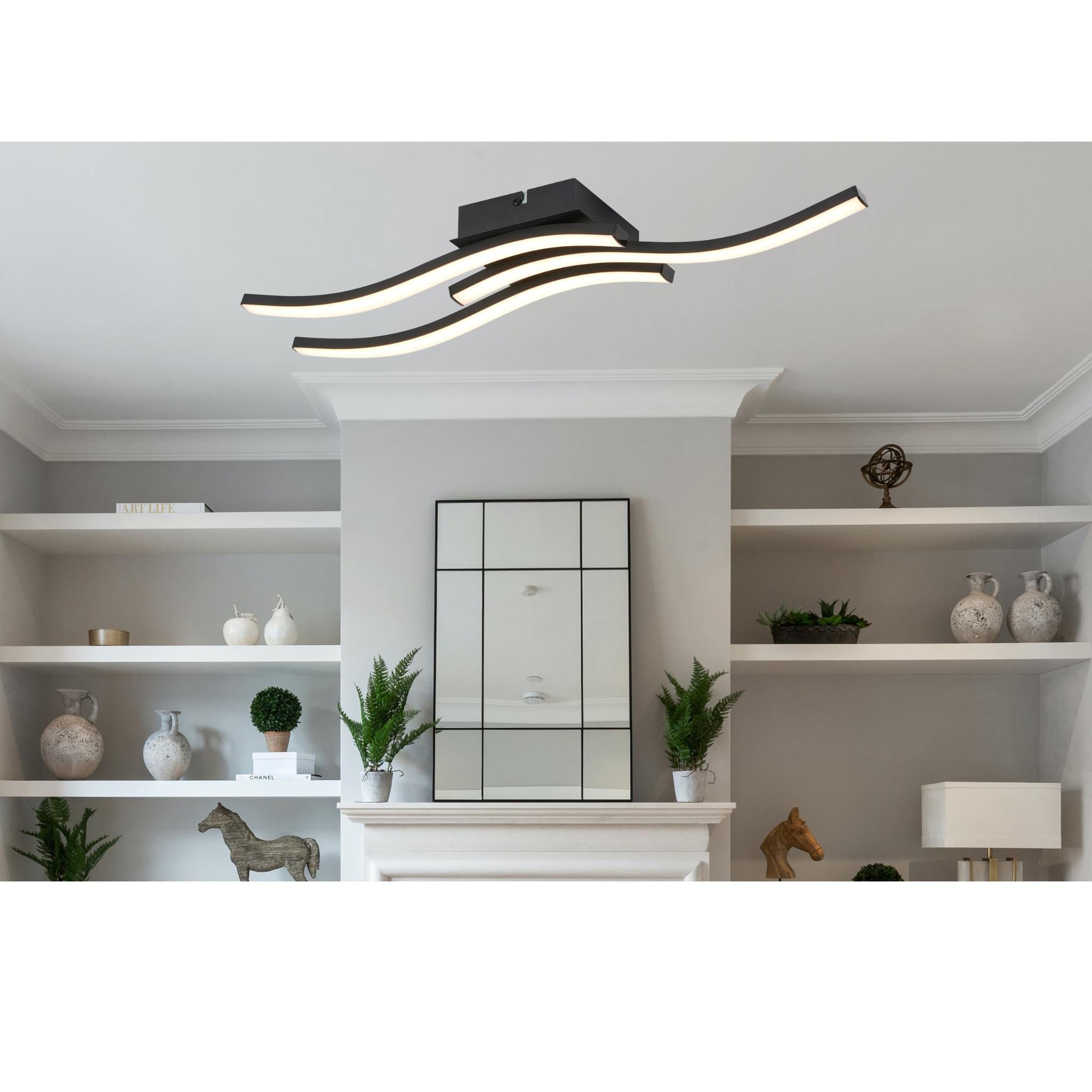 Bradox 644803-30 - Kattovalaisin - Hiekanmusta/Valkoinen