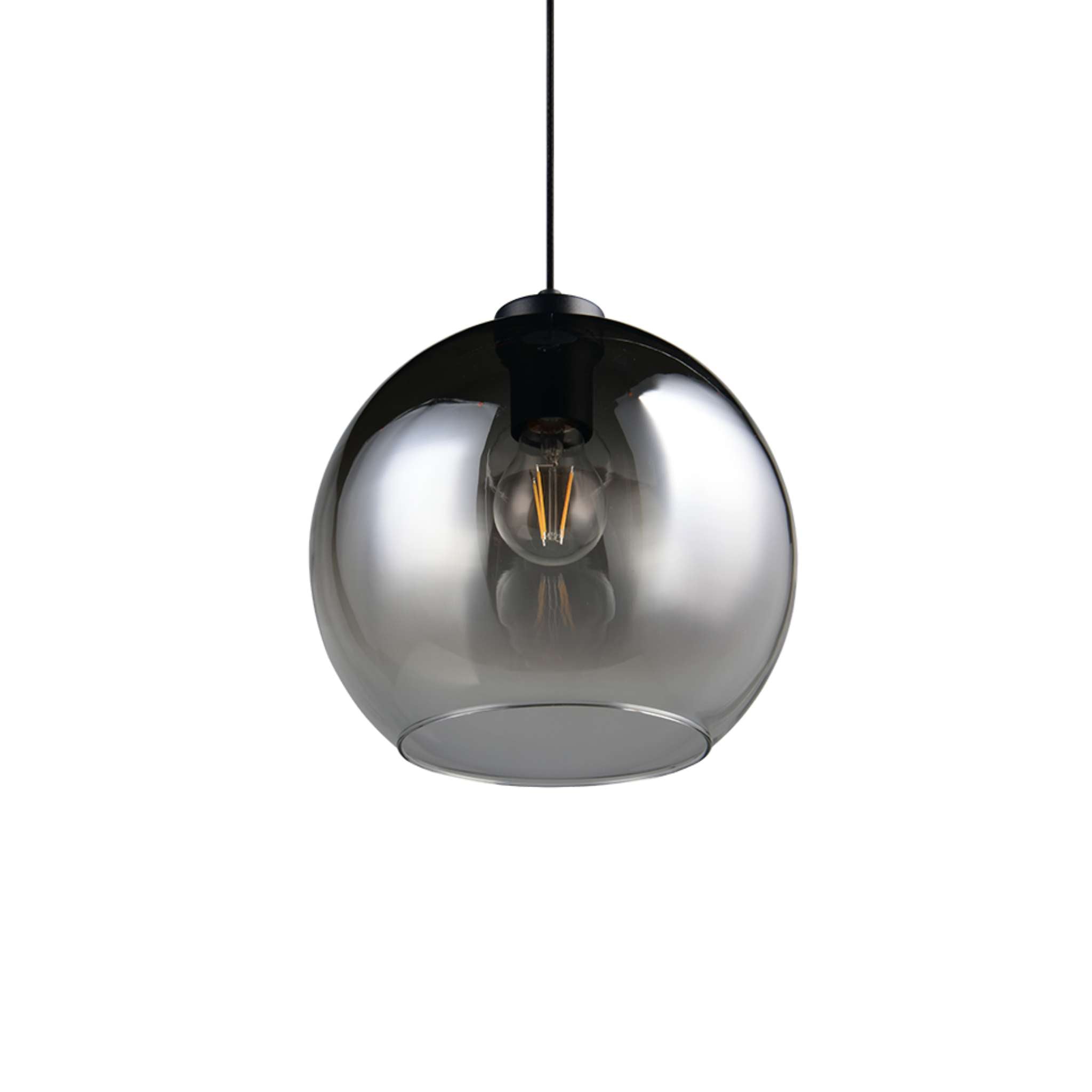 TRIO Liora riippuvalaisin E27 - mattamusta/savu