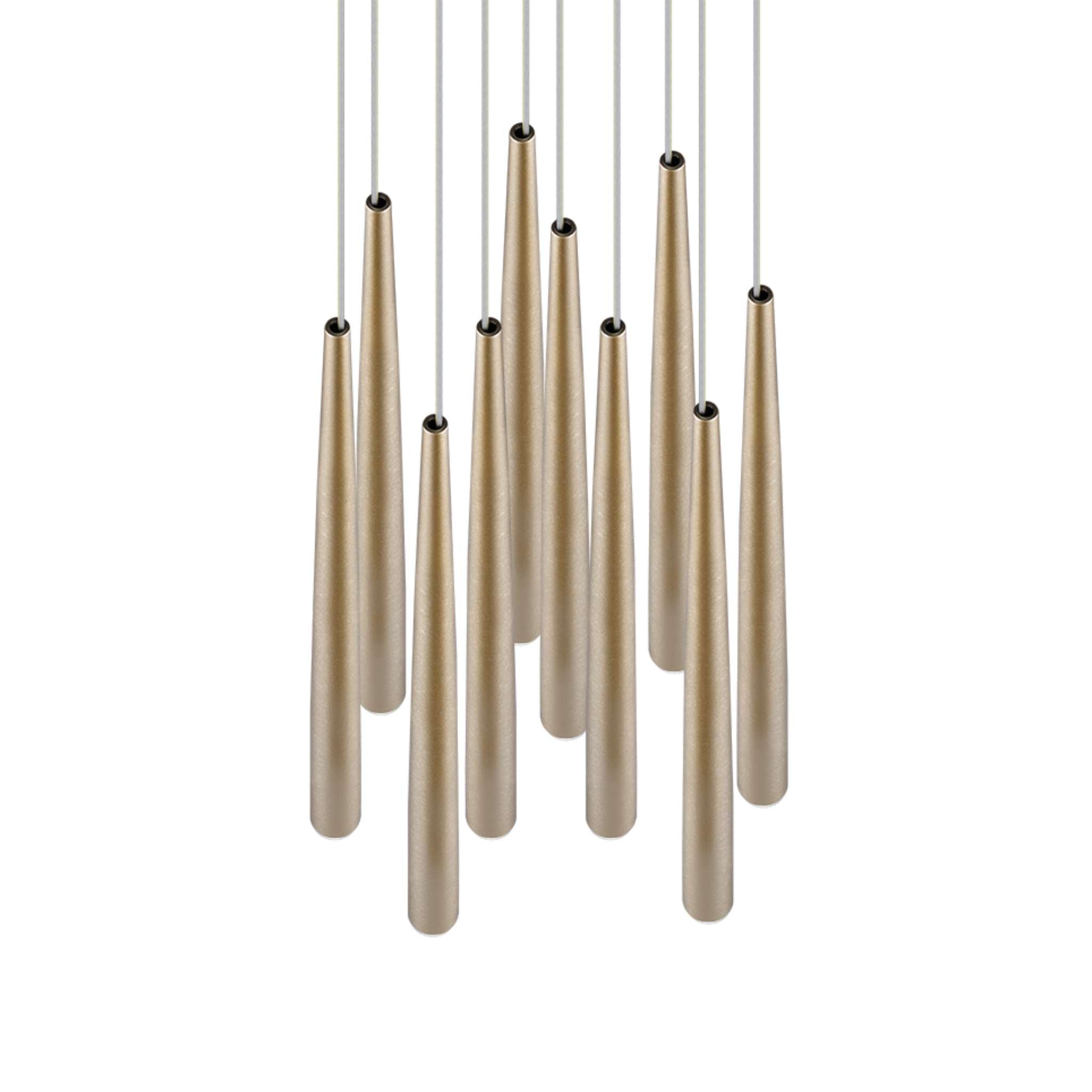 TRIO Cala LED riippuvalaisin 10-os - kulta