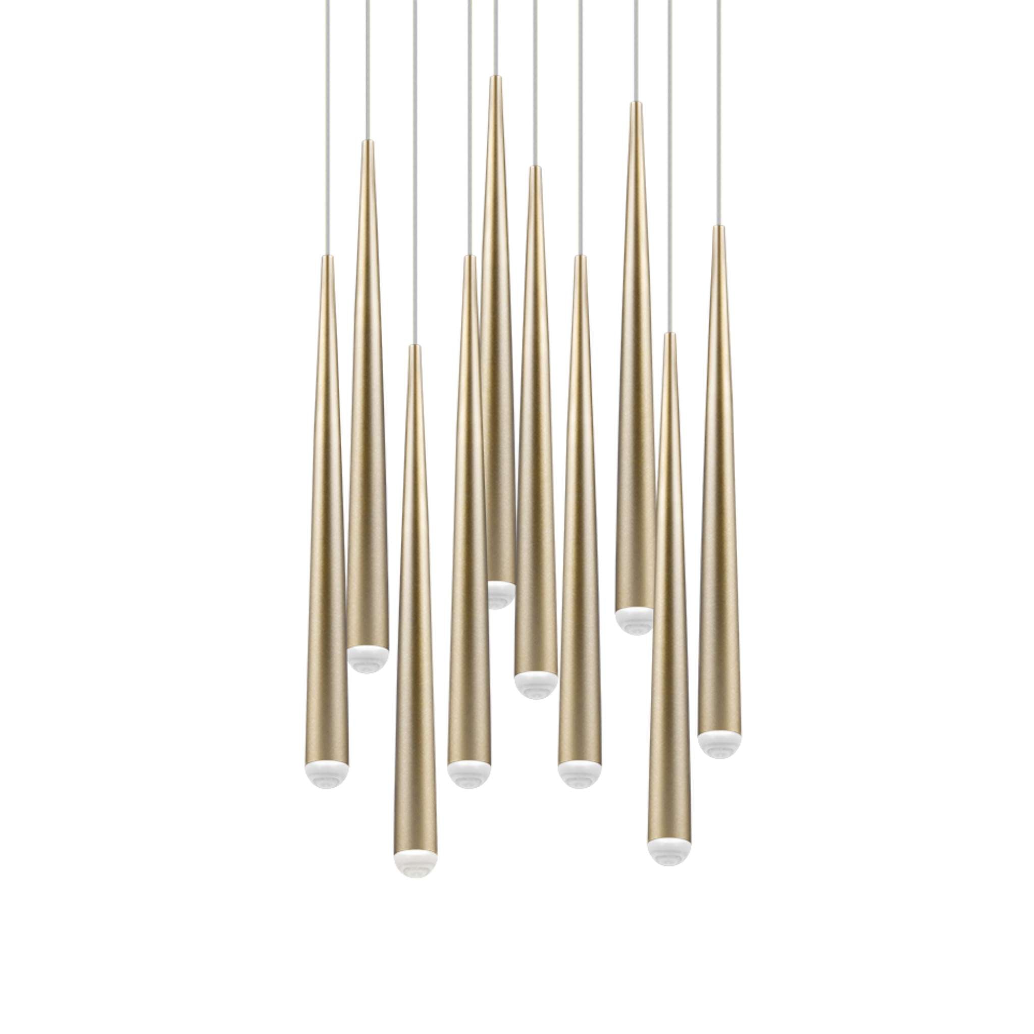 TRIO Cala LED riippuvalaisin 10-os - kulta