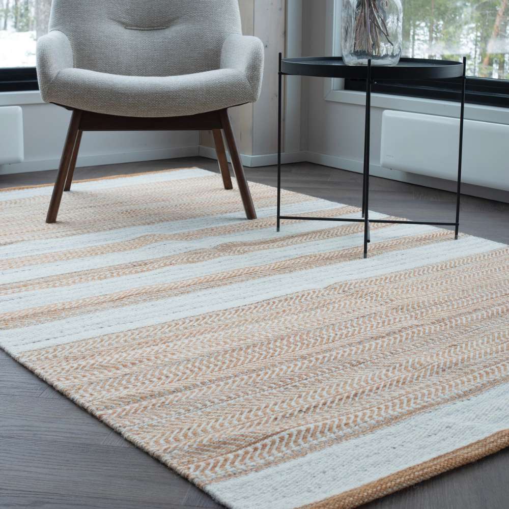 Aria villamatto - luonnonvalkoinen-terra.