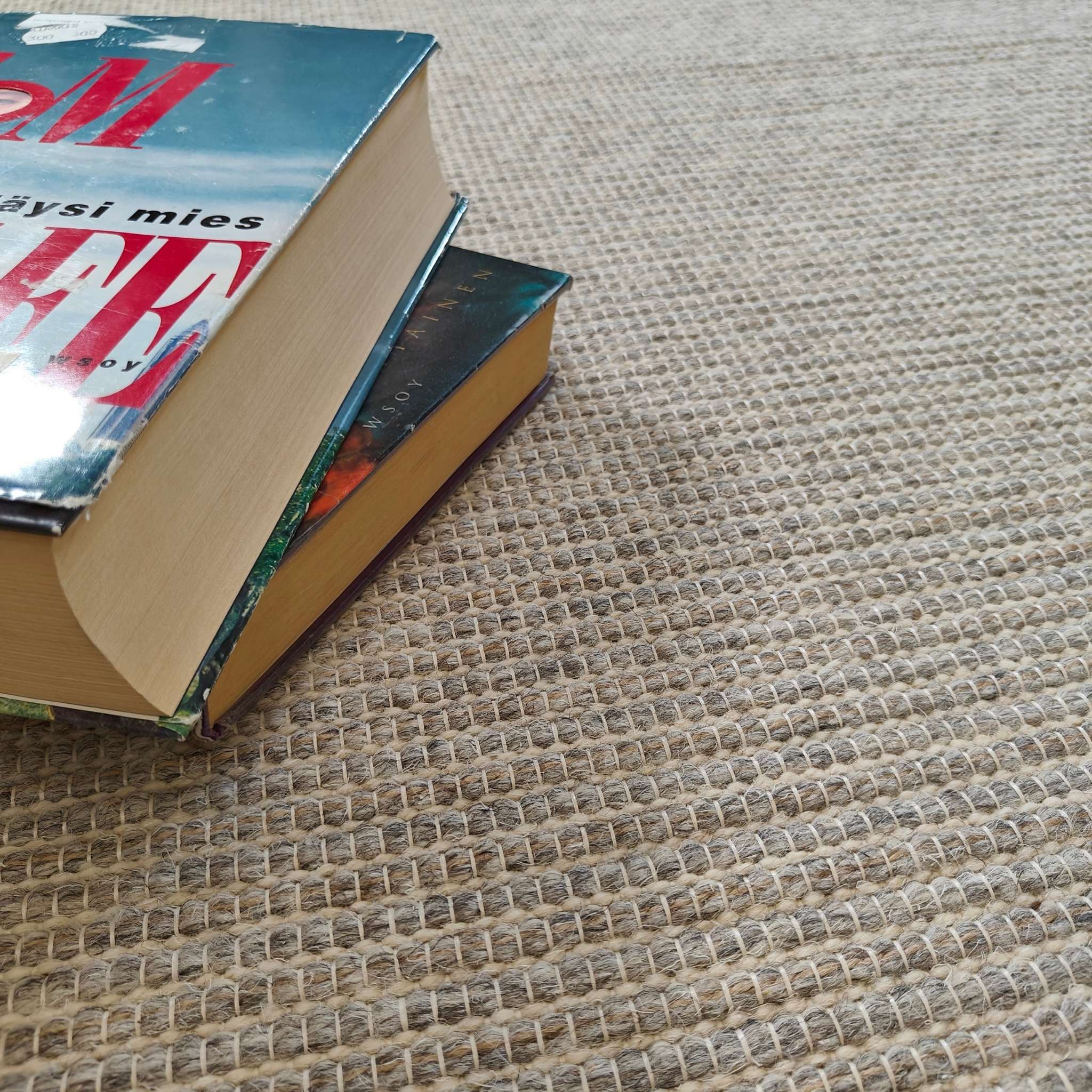 Aava villamatto - vaaleanharmaa