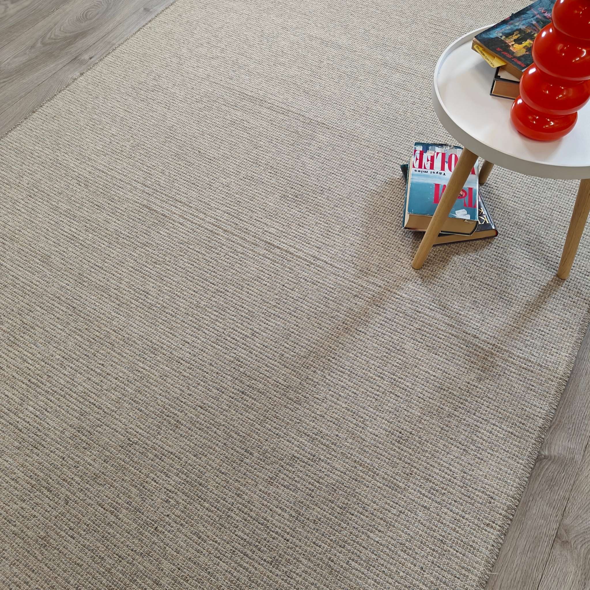 Aava villamatto - vaaleanharmaa