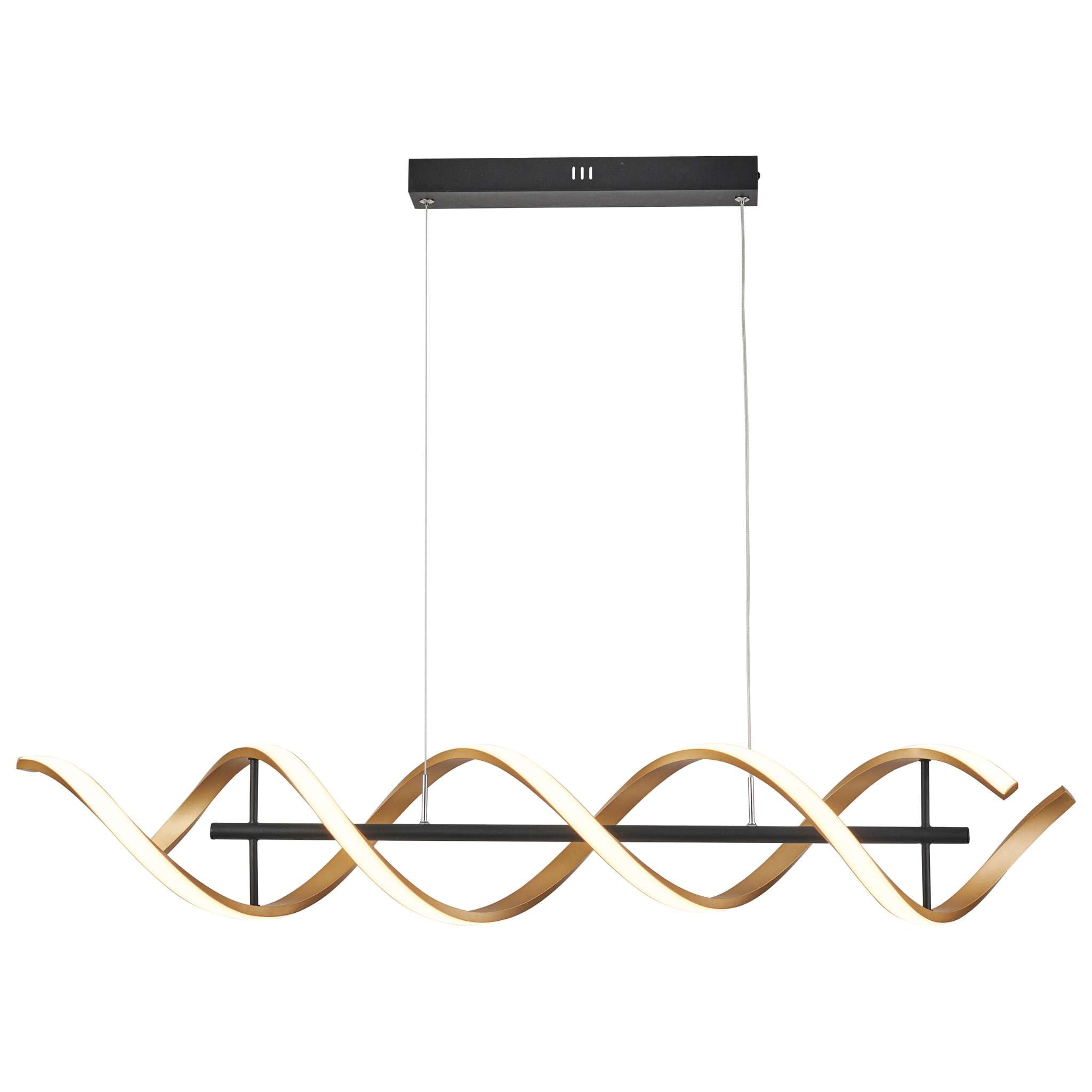 Abrax 344201-09 - Pendant lamp - Sand black