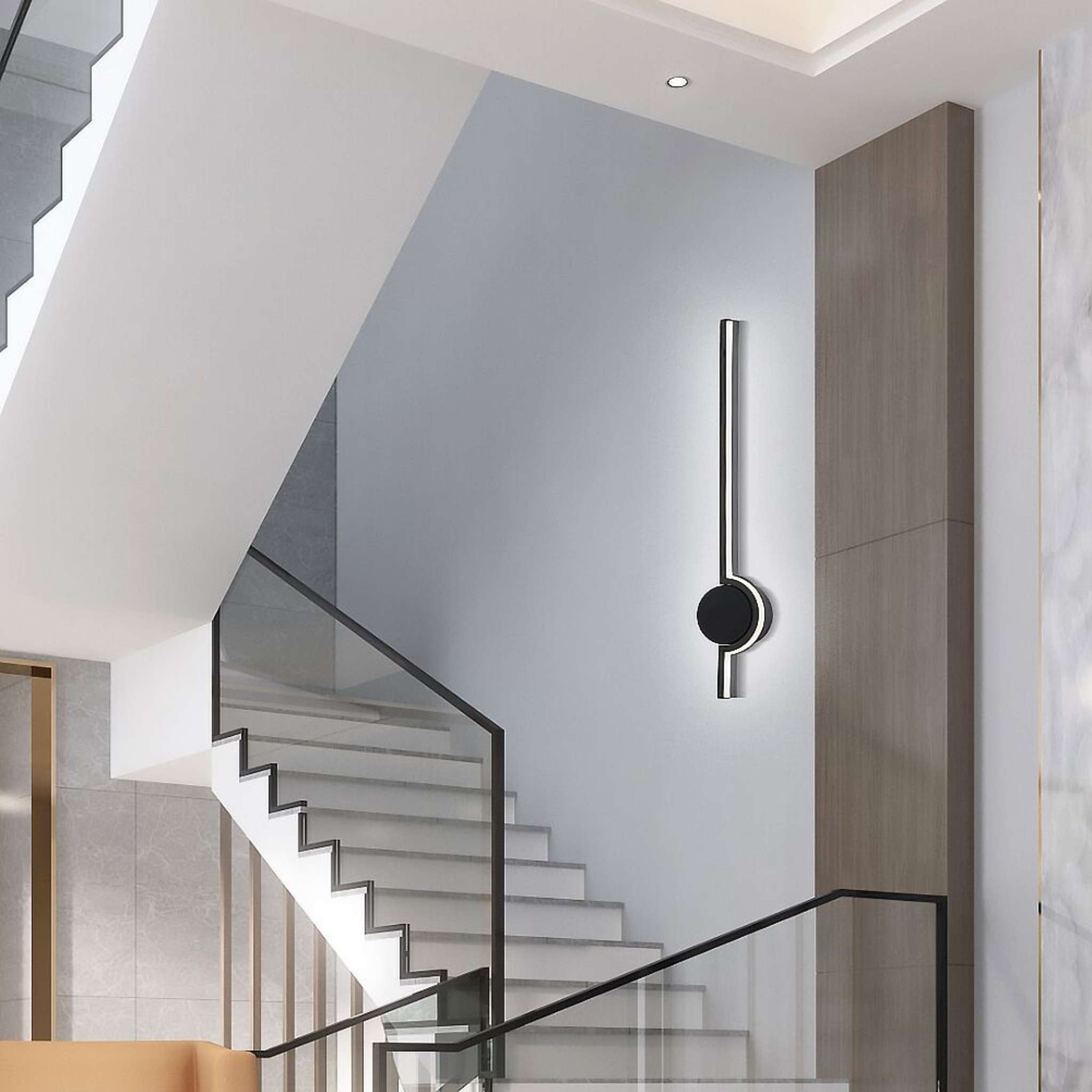 Alamiya 236021-02 - Wall lamp 51cm - Sand black