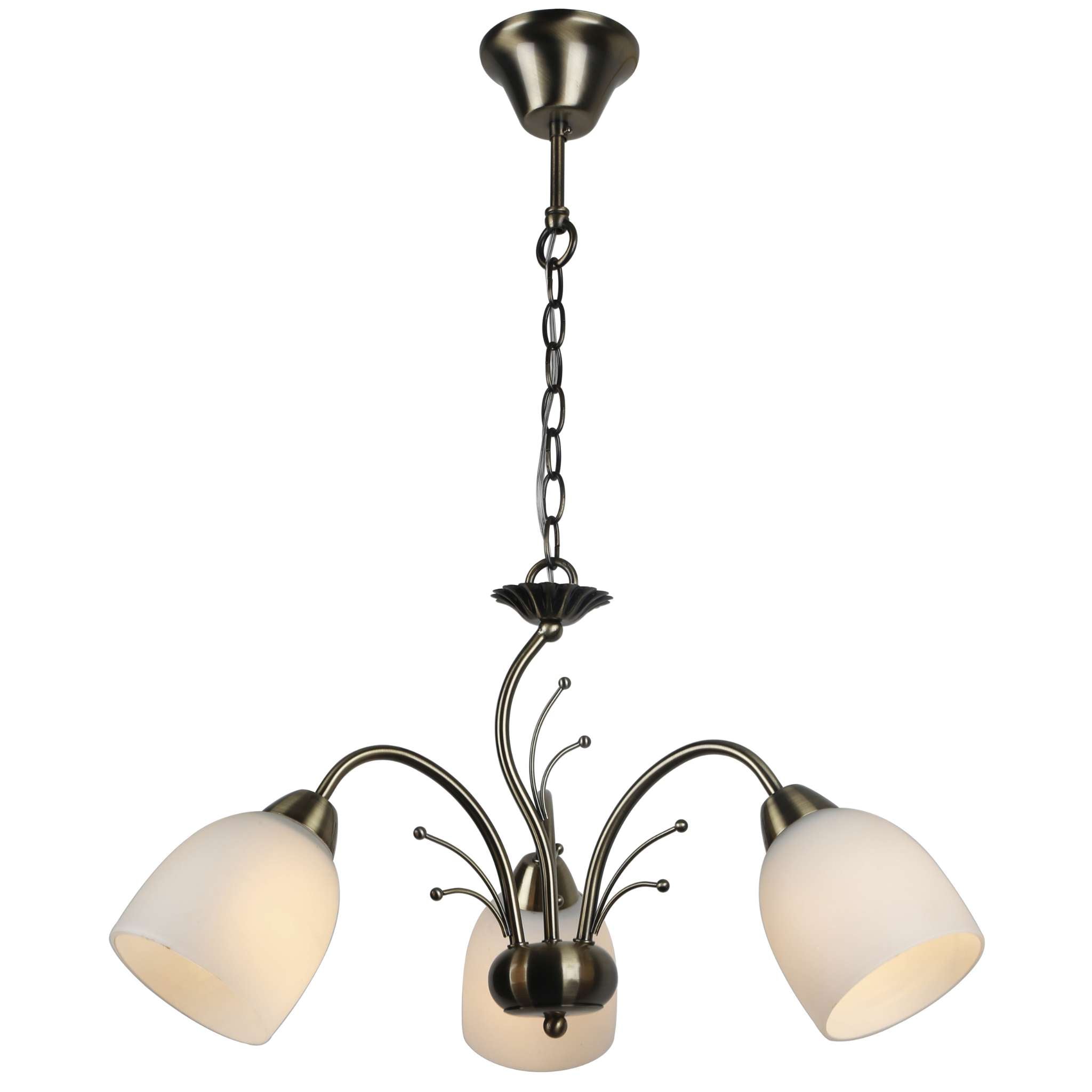 Alice 117103-04 - Pendant lamp, 3-piece - Antique brass