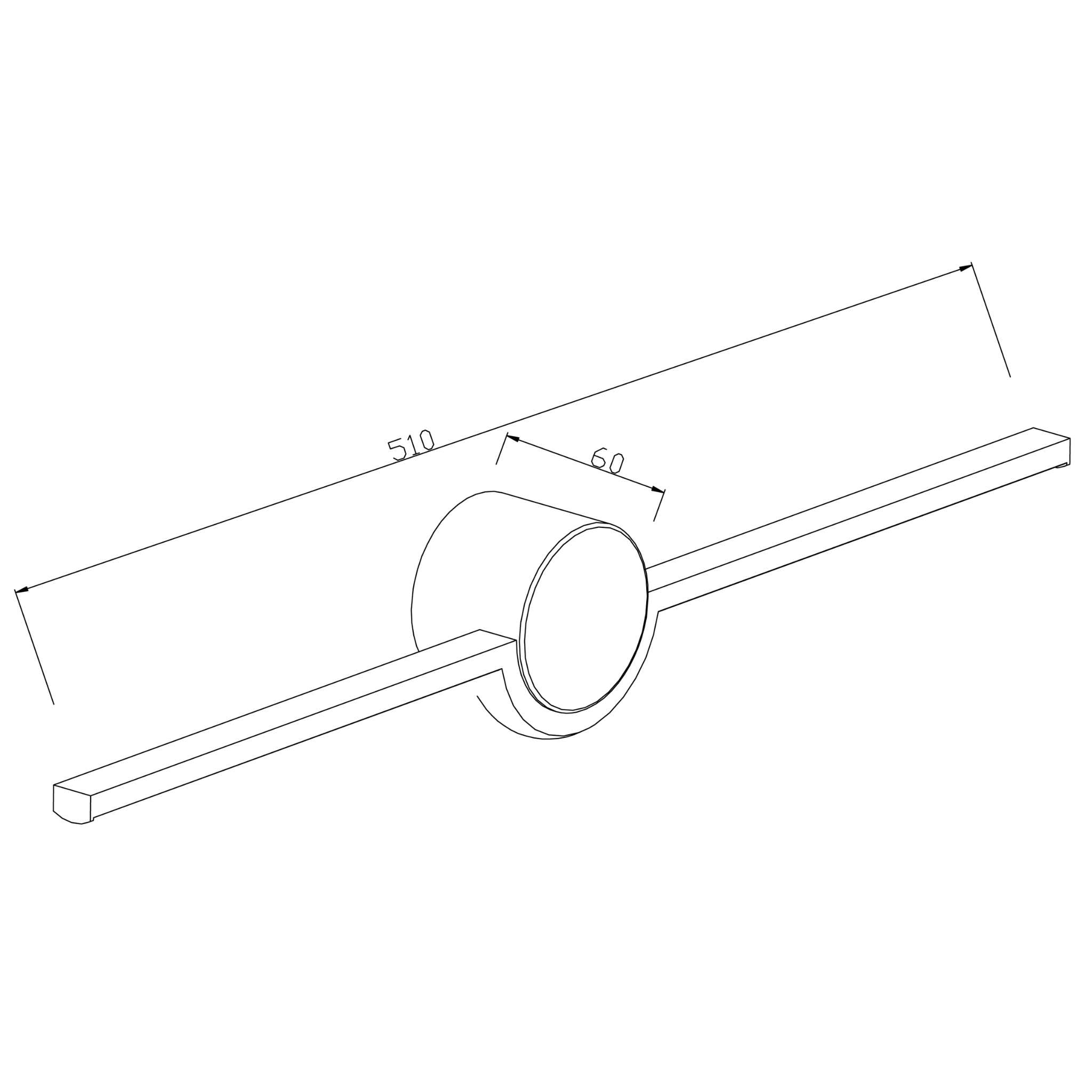 Almyrida 235921-01 - Wall lamp - Sand white