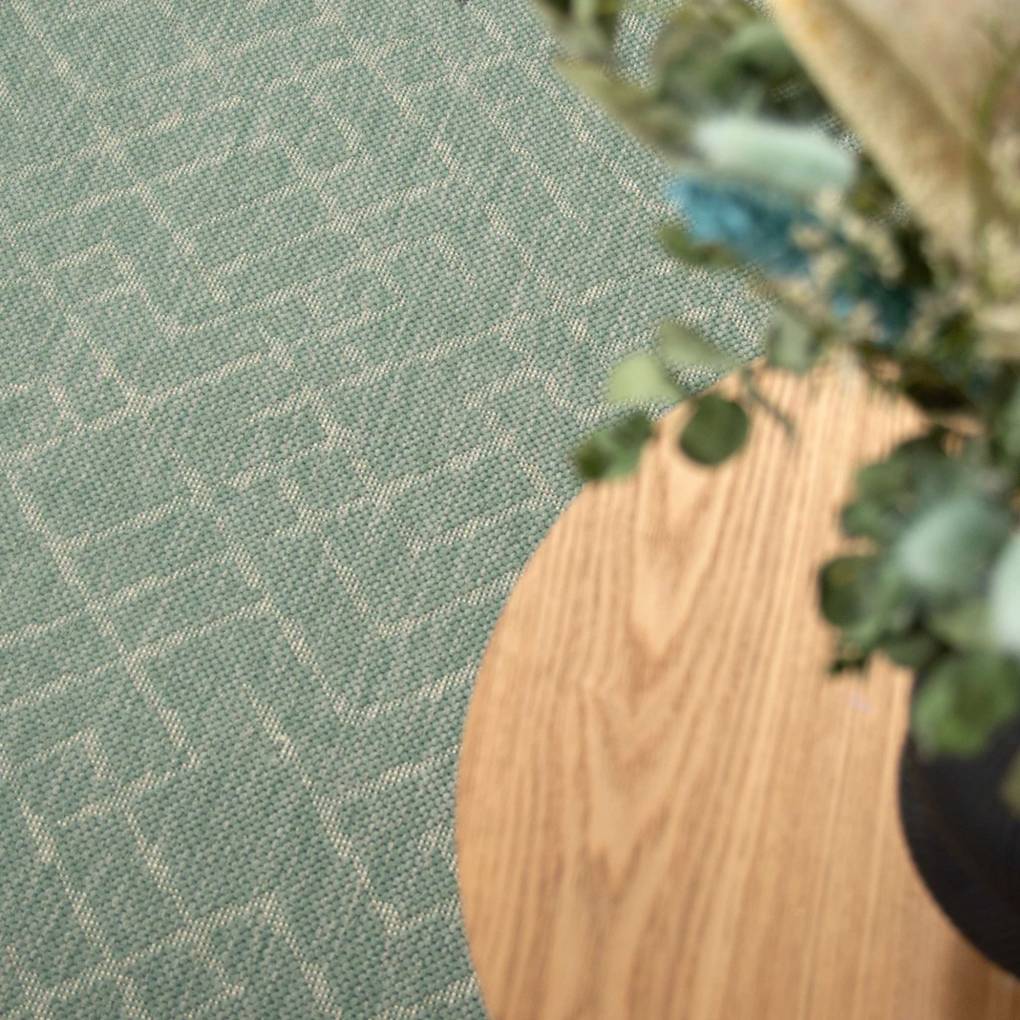 Alta kumipohjainen matto - vihreä