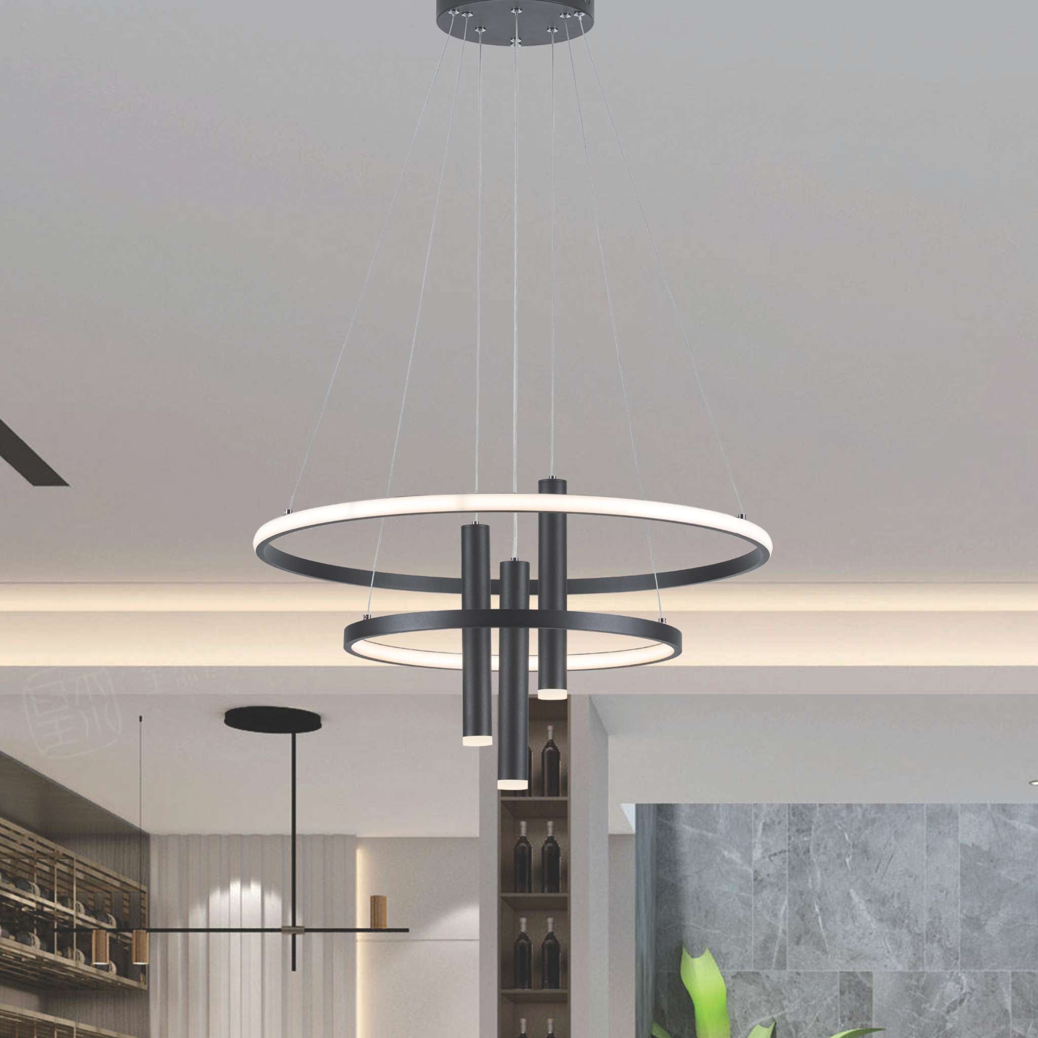 Amanda 343005-30 - Pendant lamp - Black