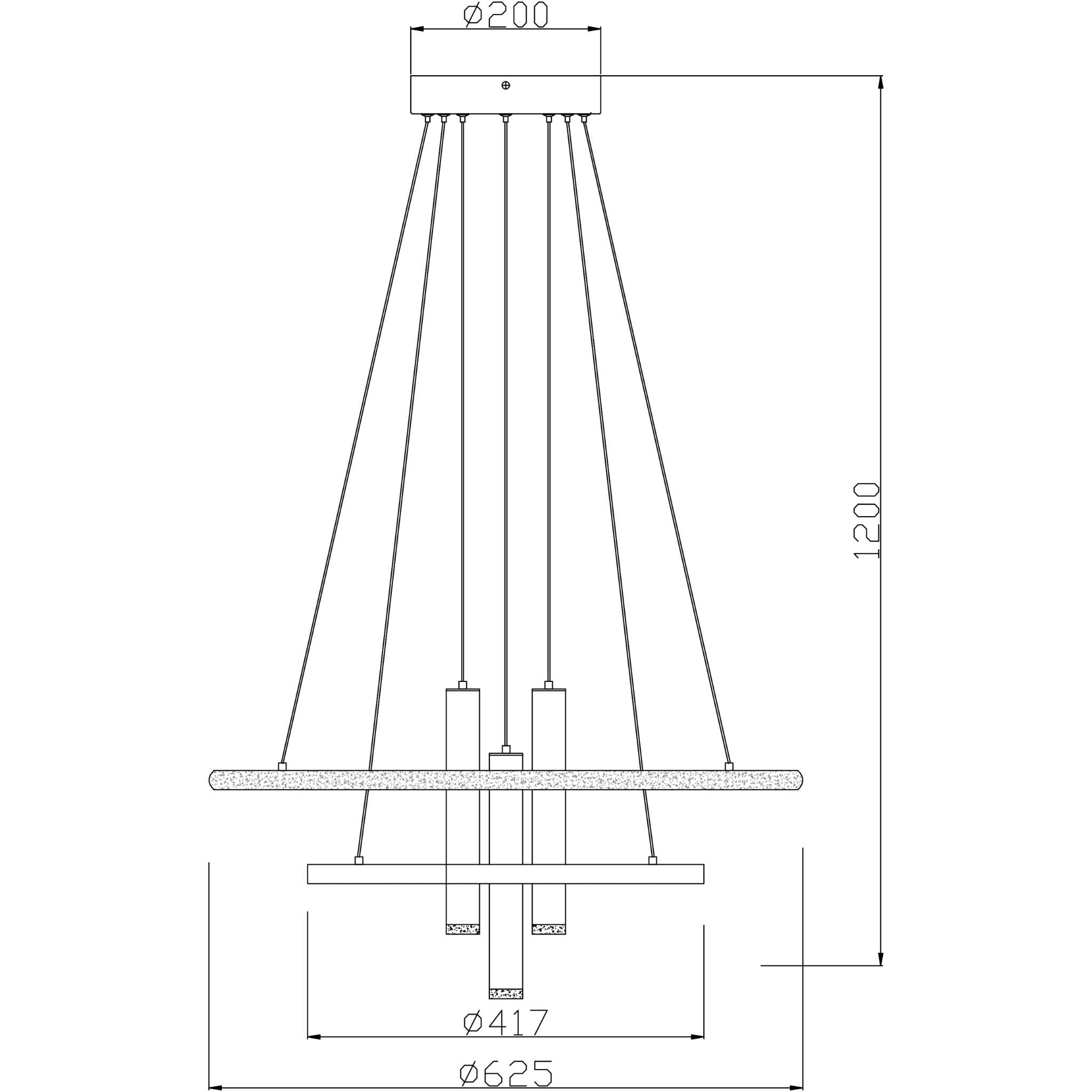 Amanda 343005-30 - Pendant lamp - Black