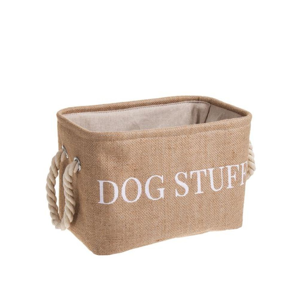 säilytyskori juutti dog stuff 20390