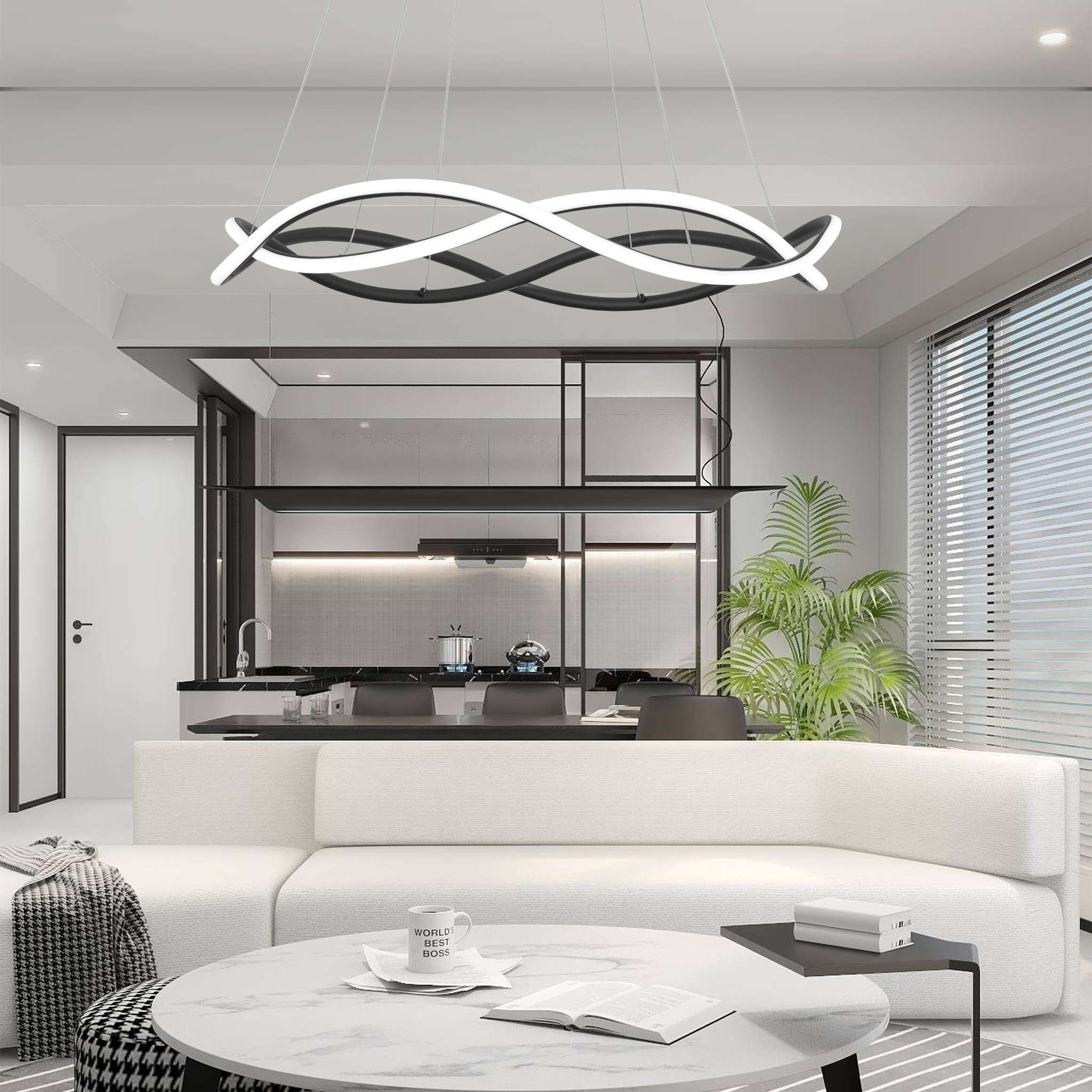 Amira 343601-30 - Riippuvalaisin - Musta - Alumiini