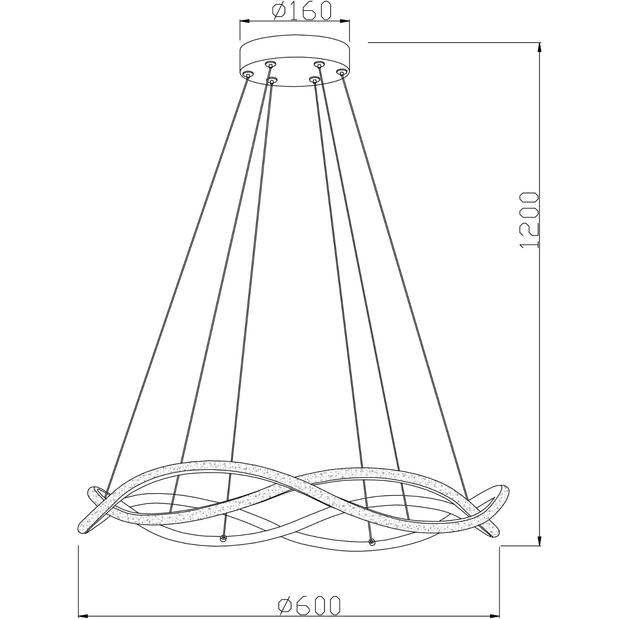 Amira 343601-30 - Riippuvalaisin - Musta - Alumiini