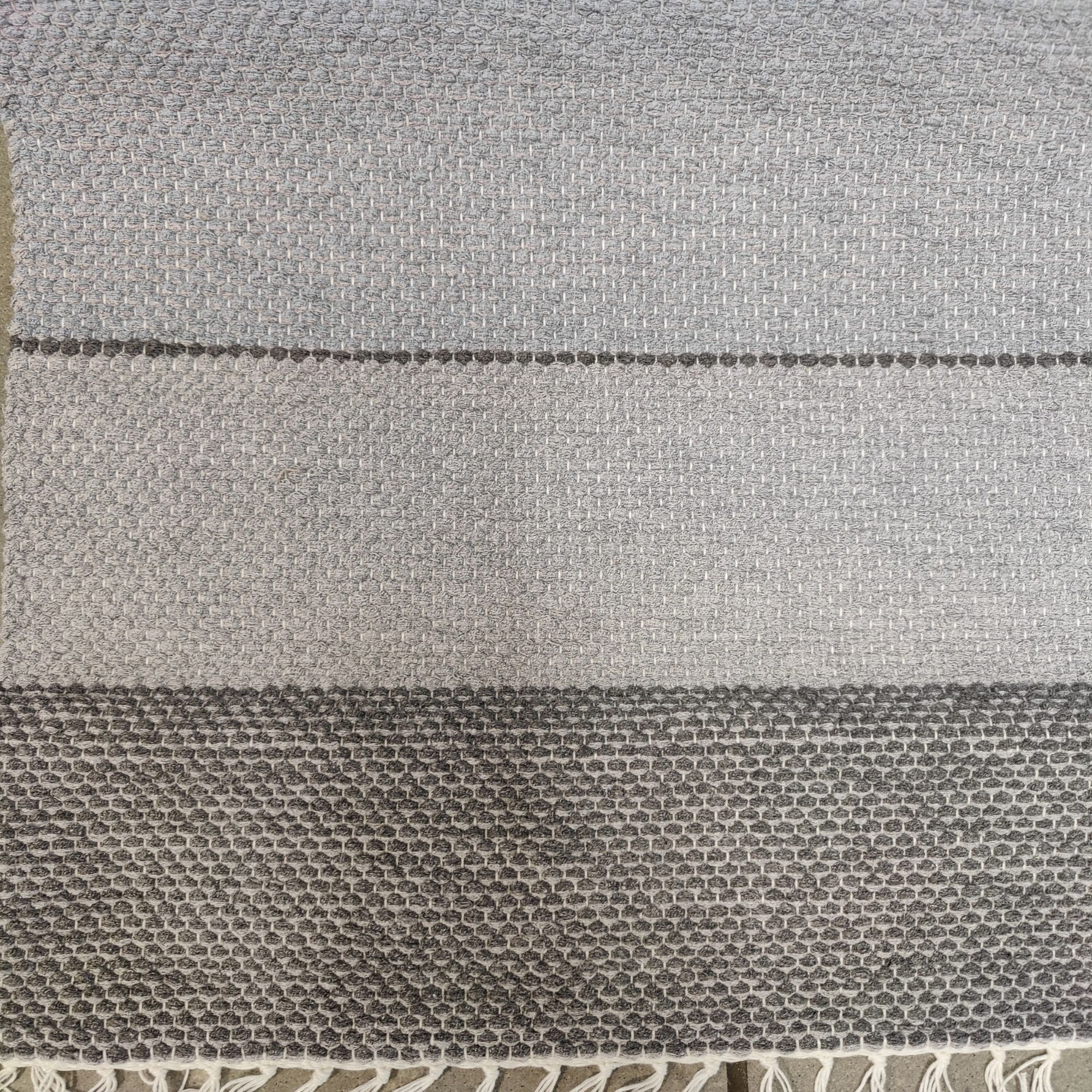 Anelma puuvillamatto - Harmaa / Sininen.