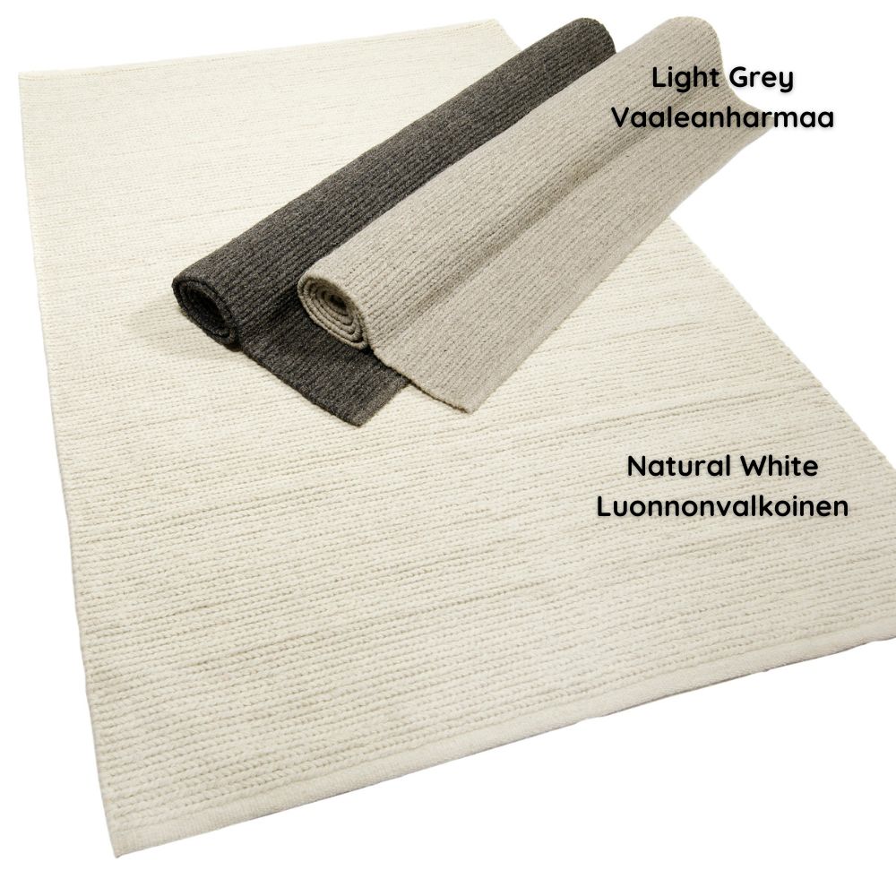 Anna villamatto - vaaleanharmaa.