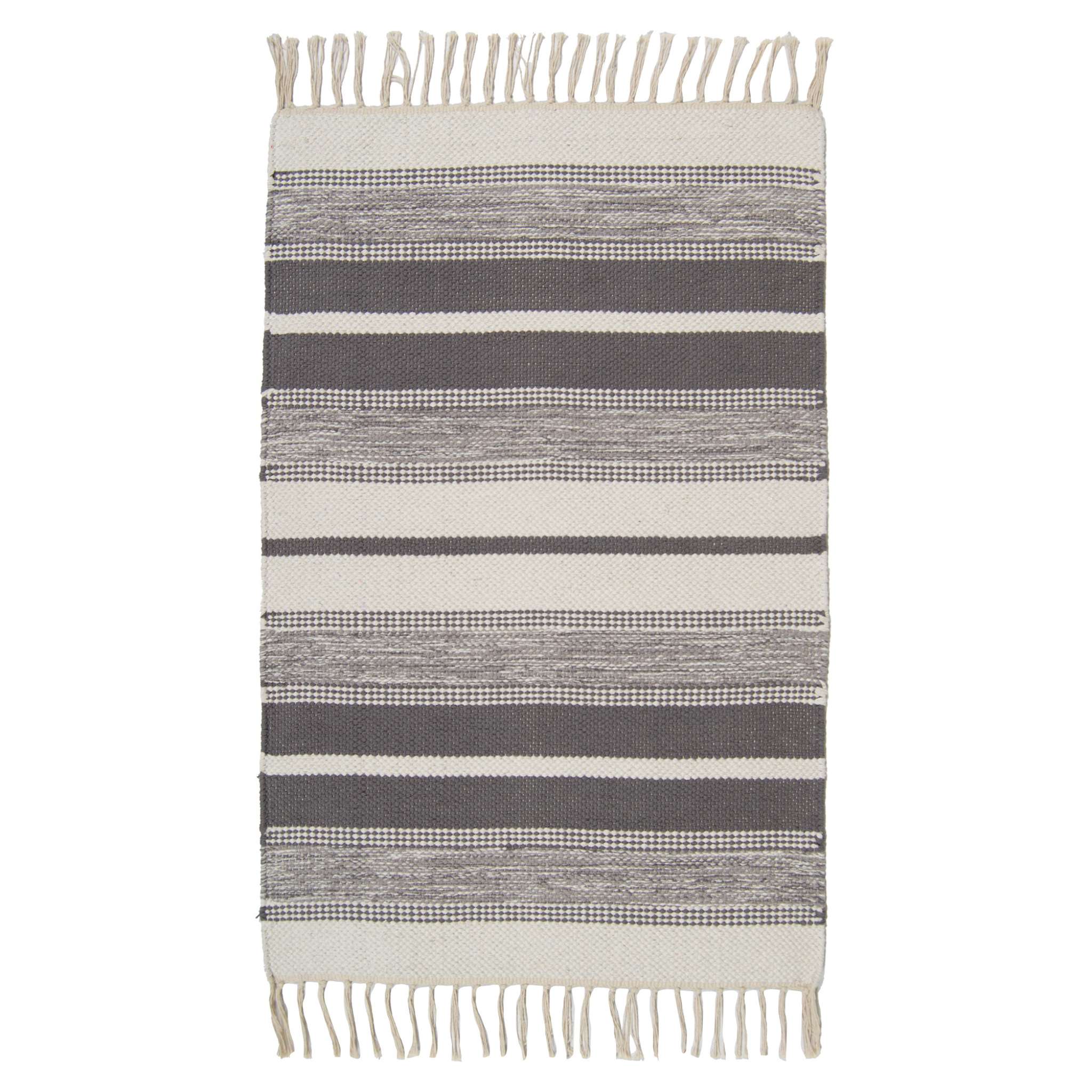 Arne Cotton rug - gray