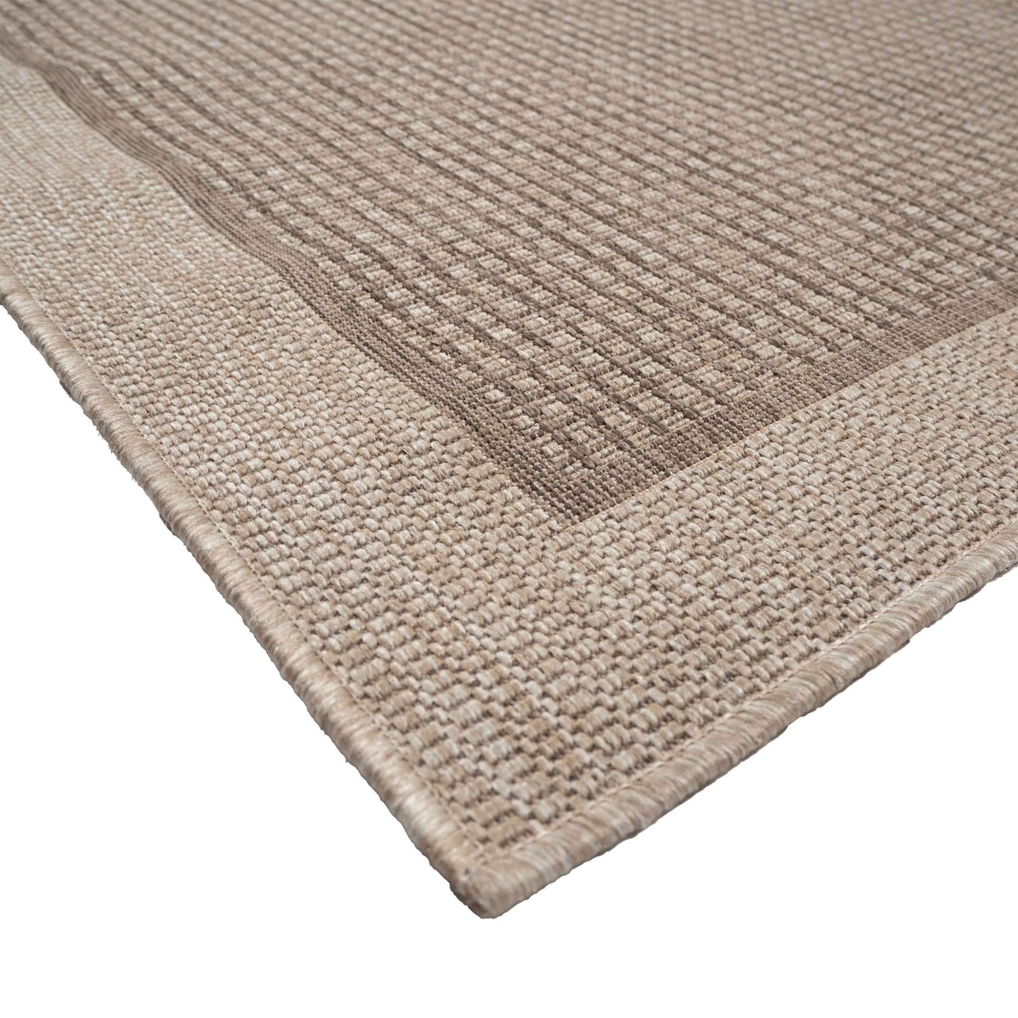 Ateena rubber backed Rug Roll - Linen
