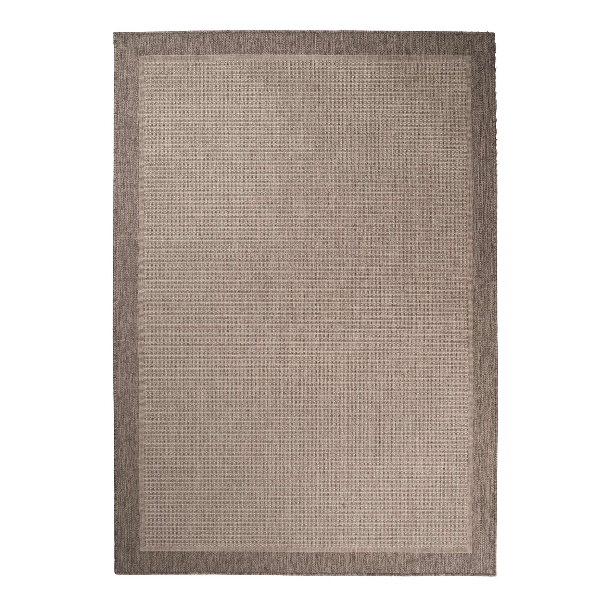 Ateena kumipohjainen matto - Vaaleanruskea