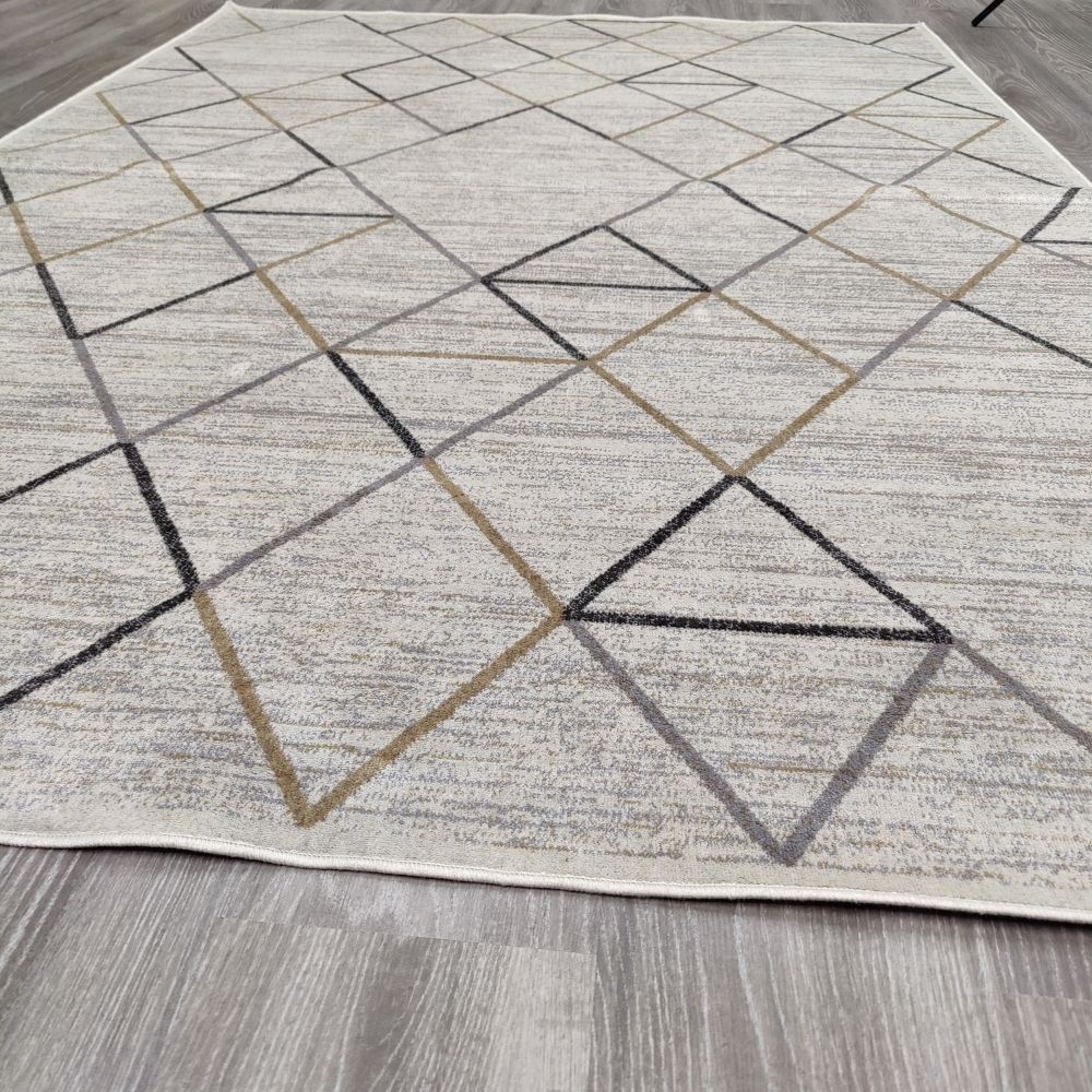 Ava viskoosimatto - beige.