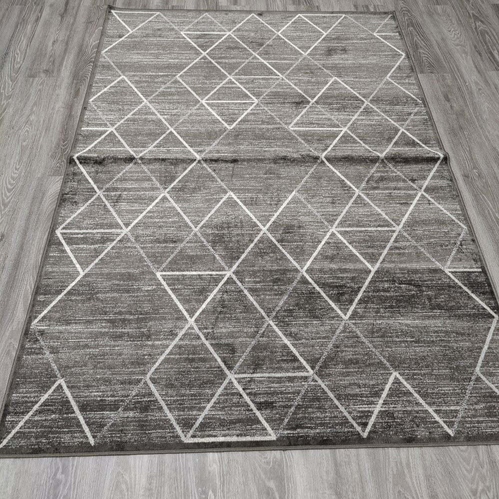 Ava viskoosimatto - harmaa.