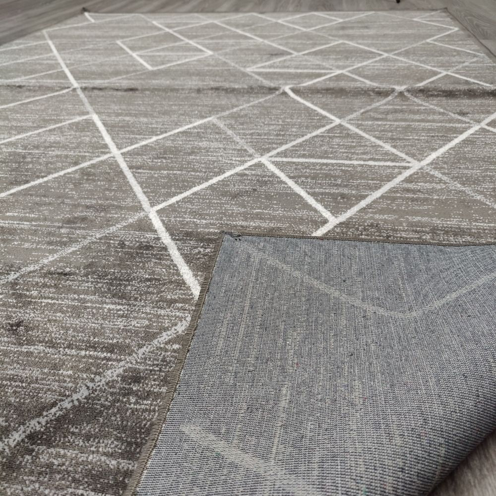 Ava viskoosimatto - harmaa.