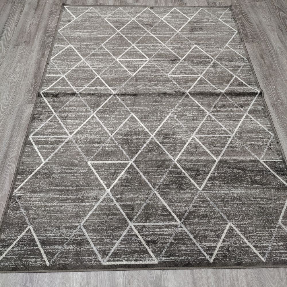 Ava viskoosimatto - harmaa.