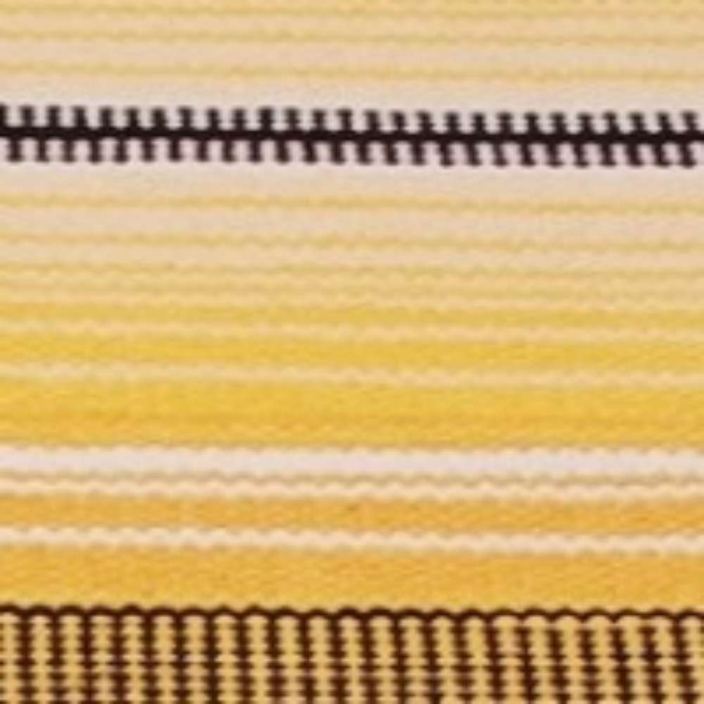 BERTA puuvillamatto Rulla - keltainen