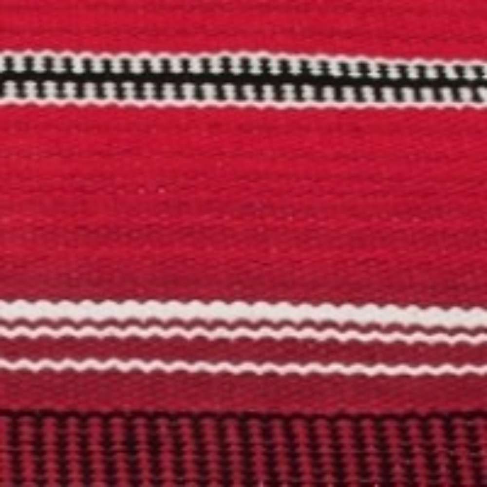BERTA Cotton rug Roll - red