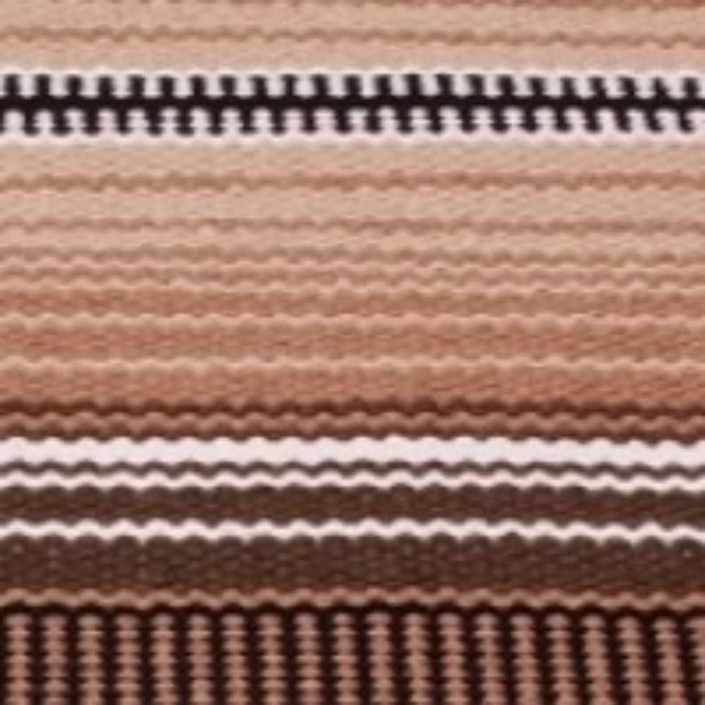 BERTA Cotton rug Roll - brown