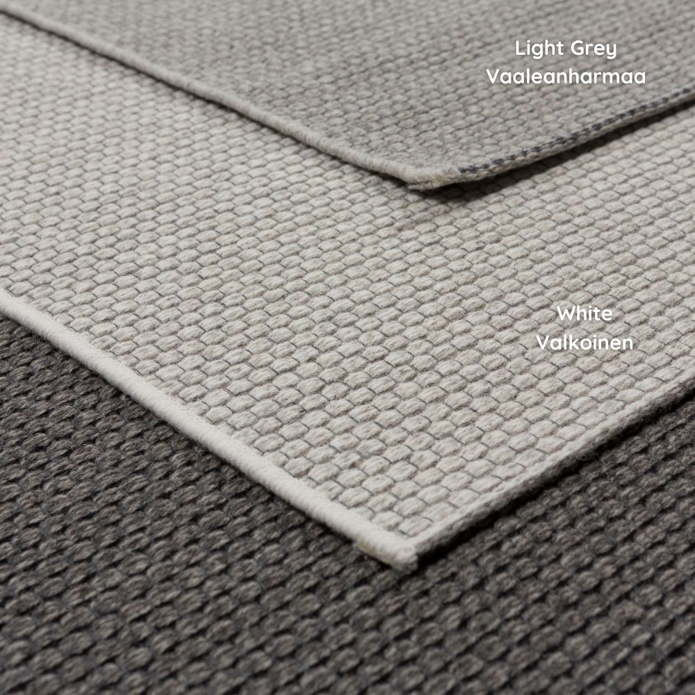 Botnika villamatto Rulla - vaaleanharmaa.