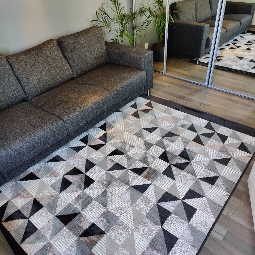 Broca lyhytnukkainen matto - antrasiitti.