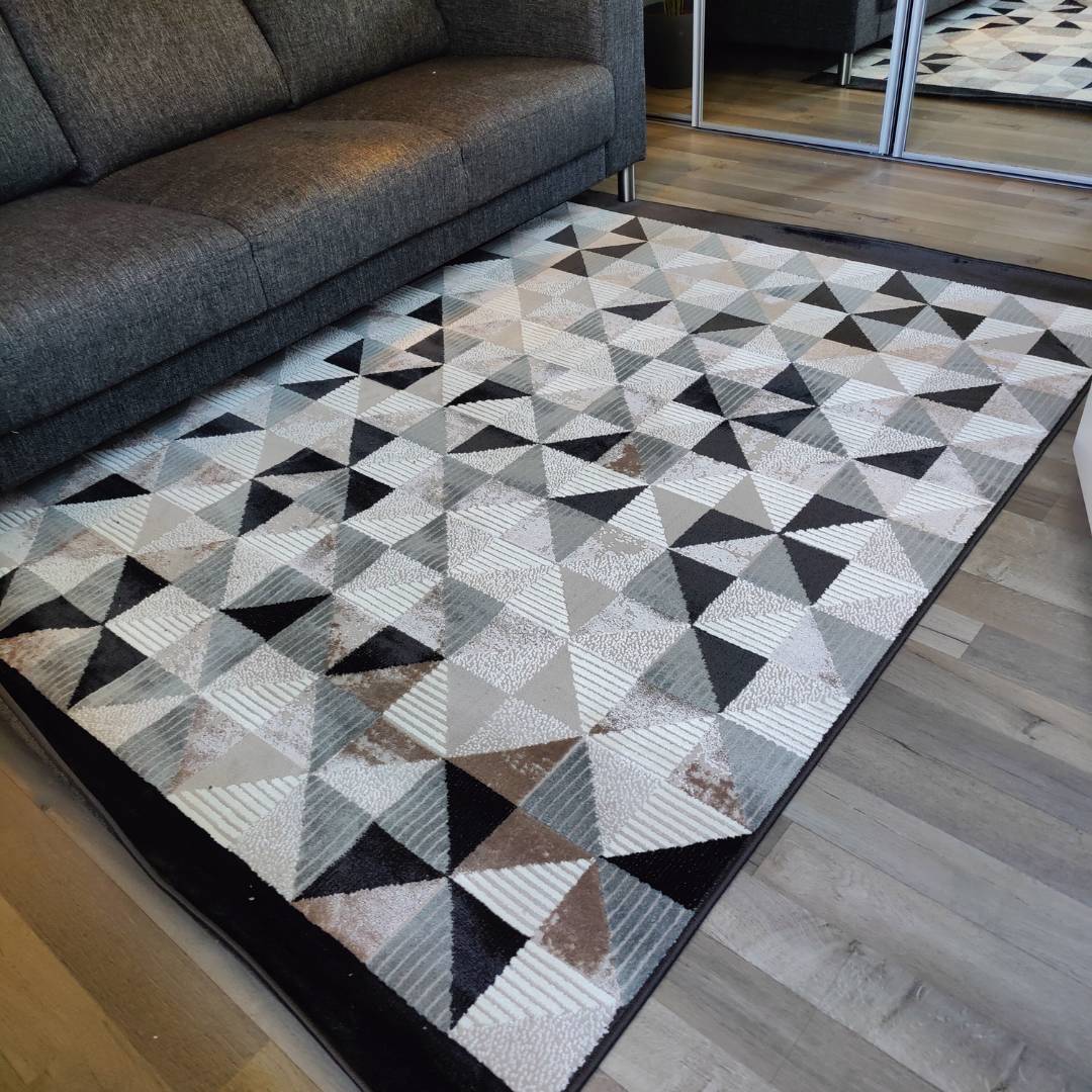 Broca lyhytnukkainen matto - antrasiitti.